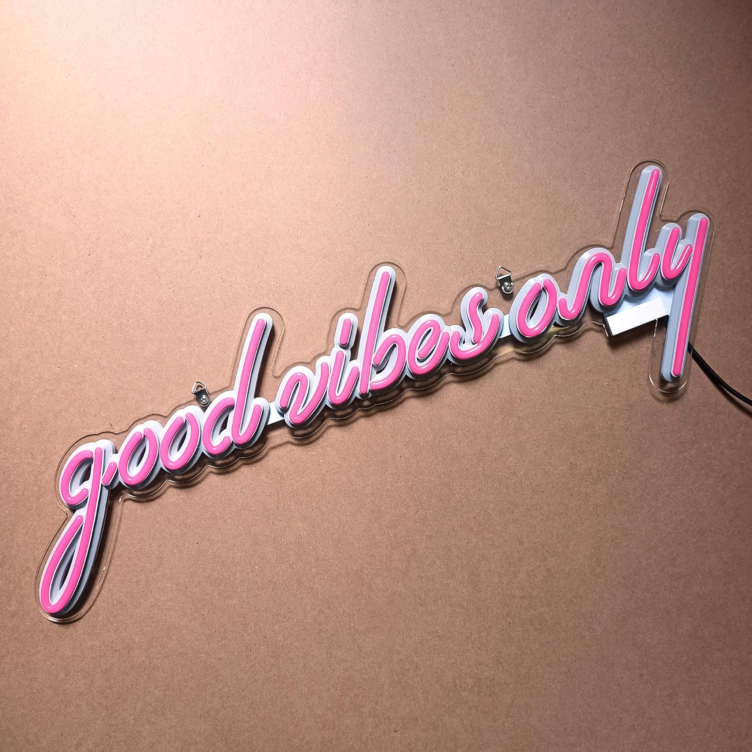 TOP оƒƒERS Good Vibes Only LED Neon Light Signs for Beer Bar Club Bedroom Office Hotel Pub Cafe Wedding Birthday Party Man Cave Art Wall Lights(Pink) Suреr Chеар 🛒 Good Vibes Only LED Neon Light Signs for Beer Bar Club Bedroom Office Hotel Pub Cafe Wedding Birthday Party Man Cave Art Wall Lights(Pink)