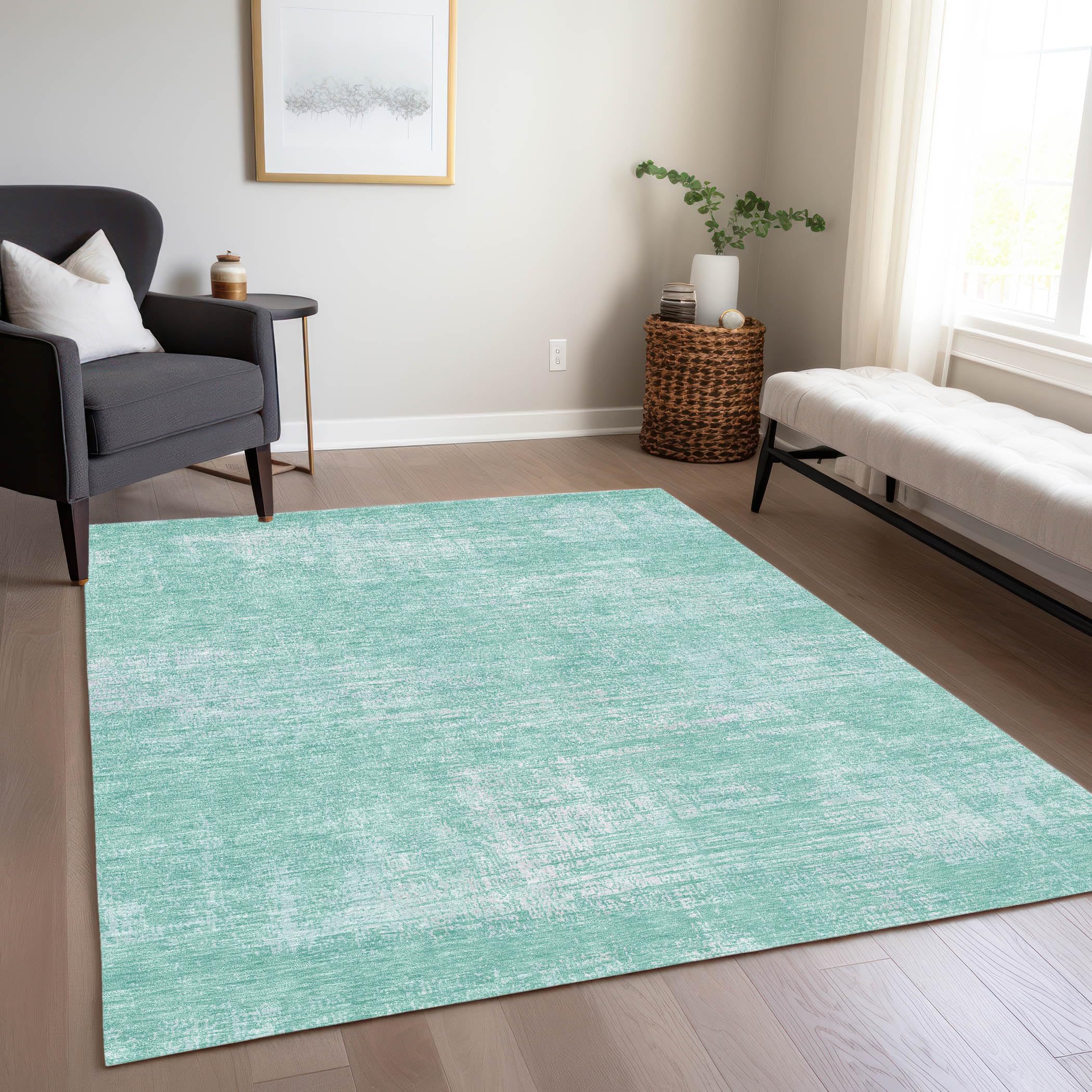 Amazon.com: Addison Rugs Chantille ACN839 Turquoise 8' x 10