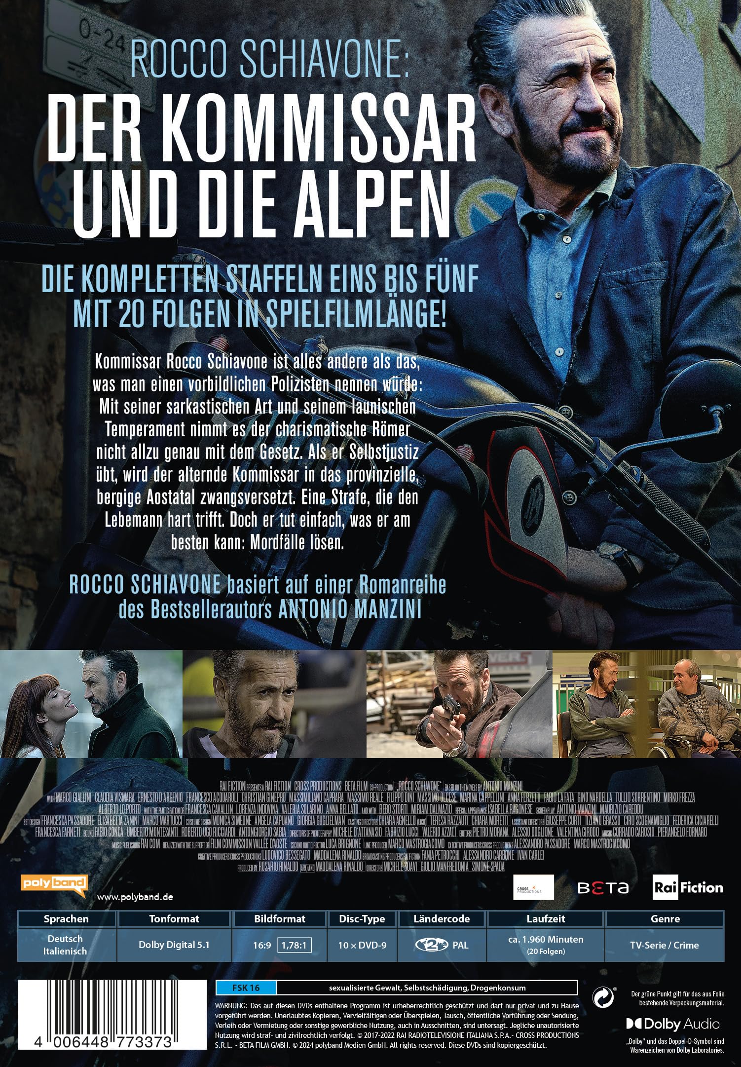 Rocco Schiavone: Der Kommissar und die Alpen - Staffel 1-5
