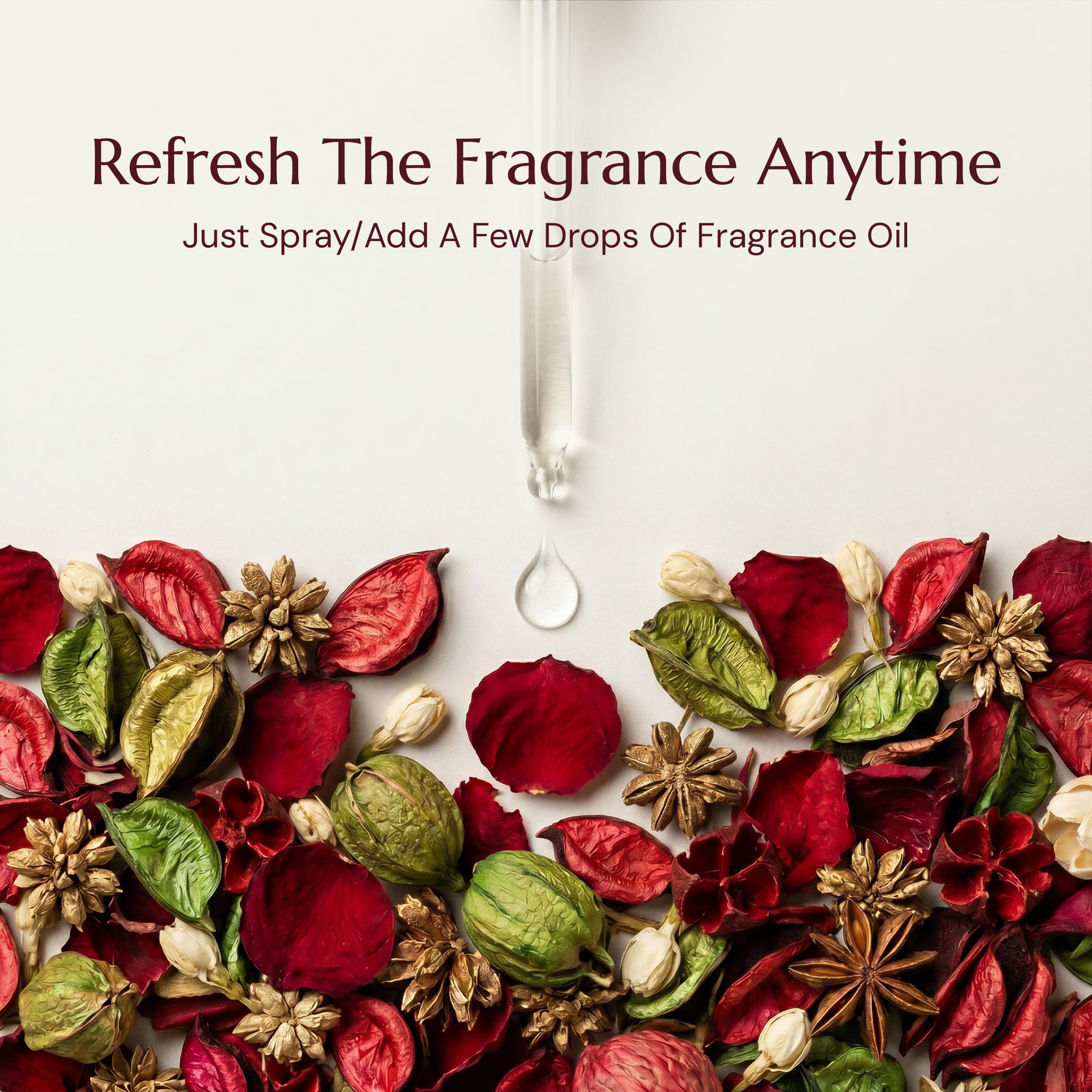 Soul & Scents Rose Potpourri - Natural Fragrance -5