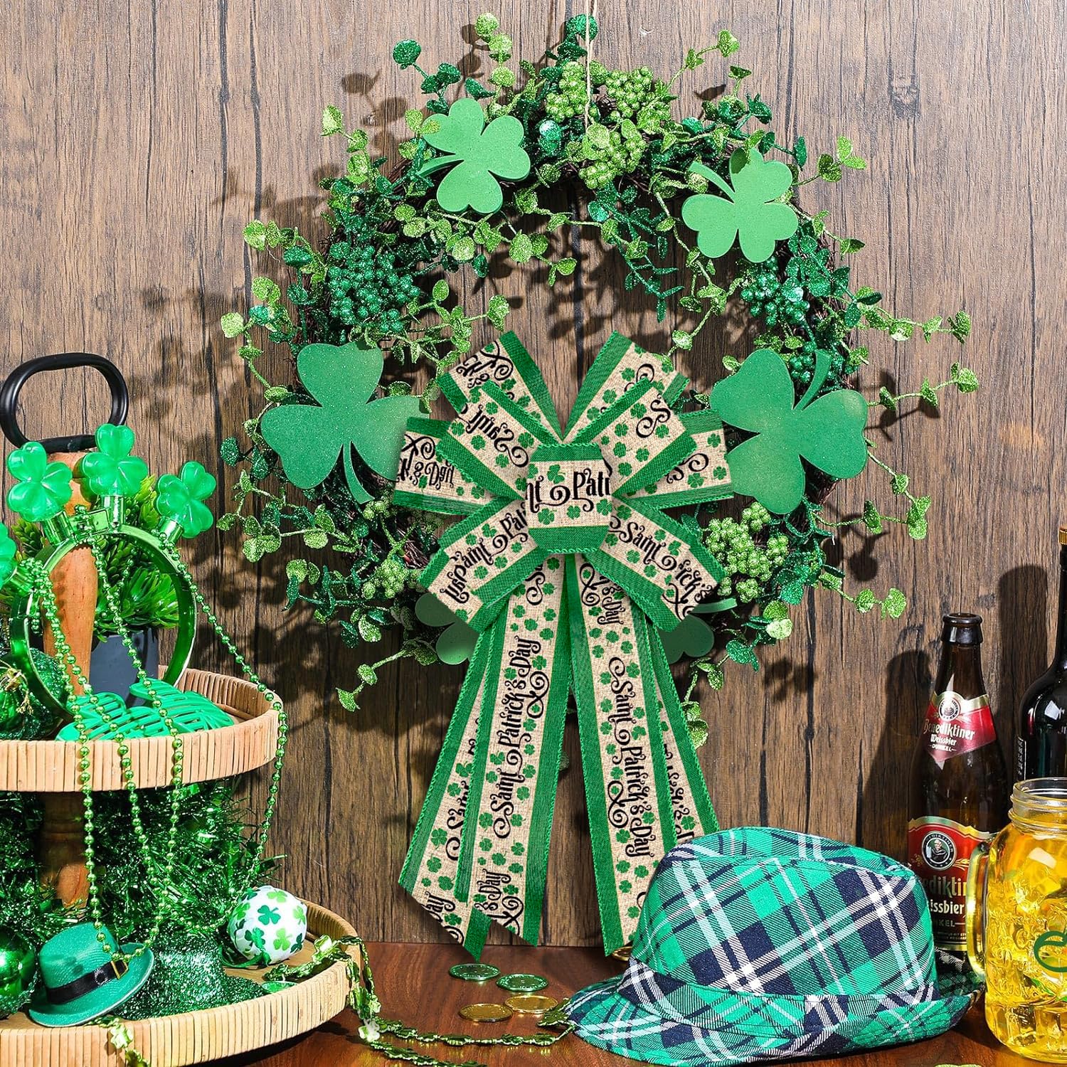 Snapklik.com : St Patricks Day Wired Ribbon, 2.5