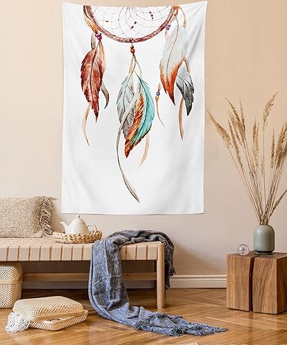 Miniatura 141 de Ambesonne Tapiz de fiesta de los años 70, caja retro en arte pop, música de baile, composición colorida impresa, para colgar en la pared para