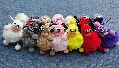 Miniatura 7 de DORIS&JACKY Llaveros Lindos Llaves de Muñeca Fob Anillo Charm Accesorios Para Monedero Cartera Y Llavero De Coche