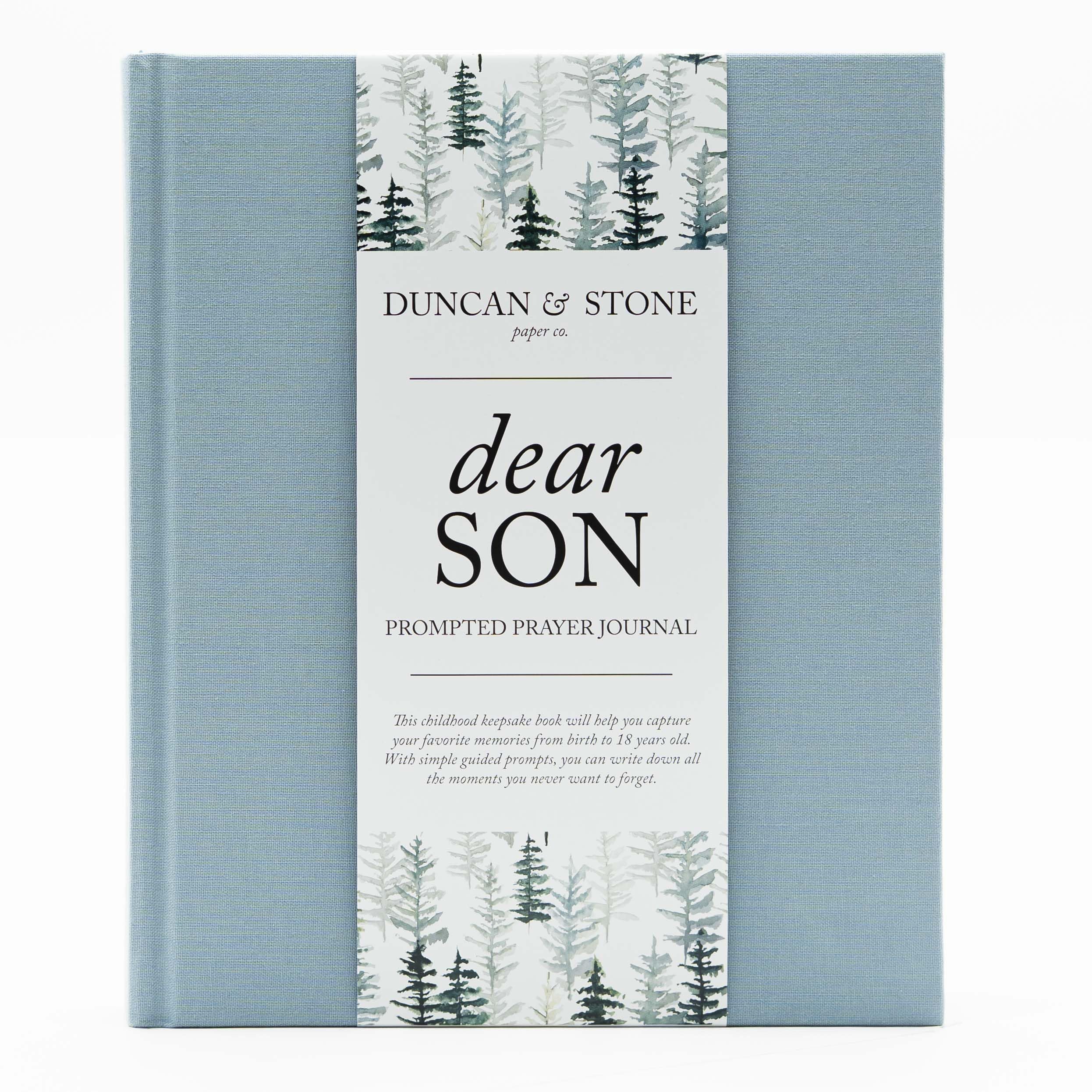 DUNCAN & STONE PAPER CO. Baby Memory Book - Childhood Memory Book For Milestones - Mom and Me Journal w/Prompts, Photos & More - Newborn Keepsake