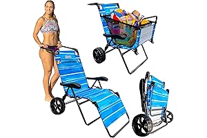 Beach Cart + Chair: The Ultimate Beach Companion