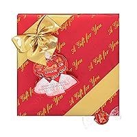 Vista 1 de Lindt LINDOR Holiday Milk Chocolate Candy Truffles Wrapped Gift Box, 10.1 oz. (2023)