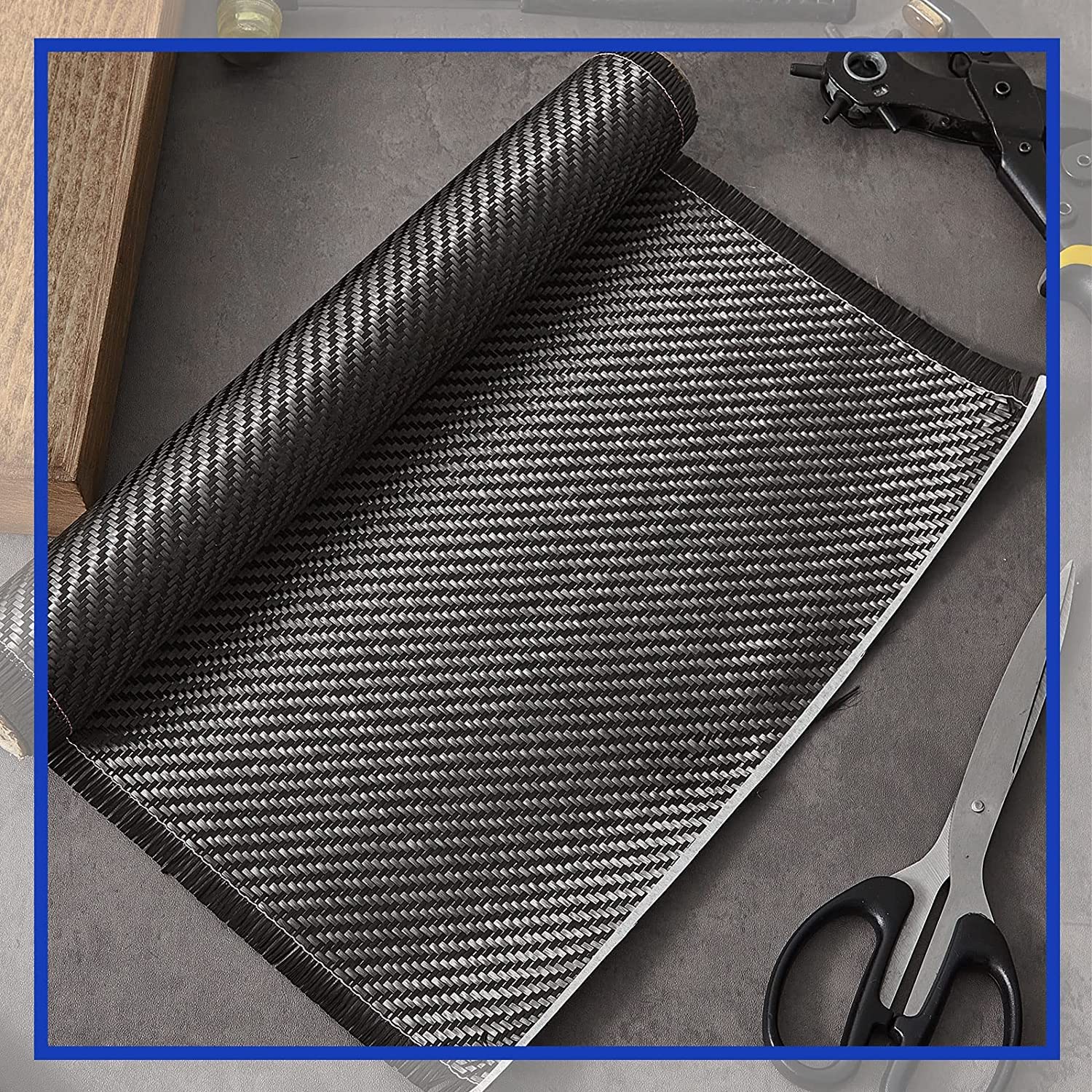 Tessuto In Fibra Di Carbonio Unidirezionale 12K Nastro In Fibra Di Carbonio Ud - Cina Tessuto Della Fibra Del Carbonio, Tessuto Della Fibra Del Carbonio 3k - Foto 13