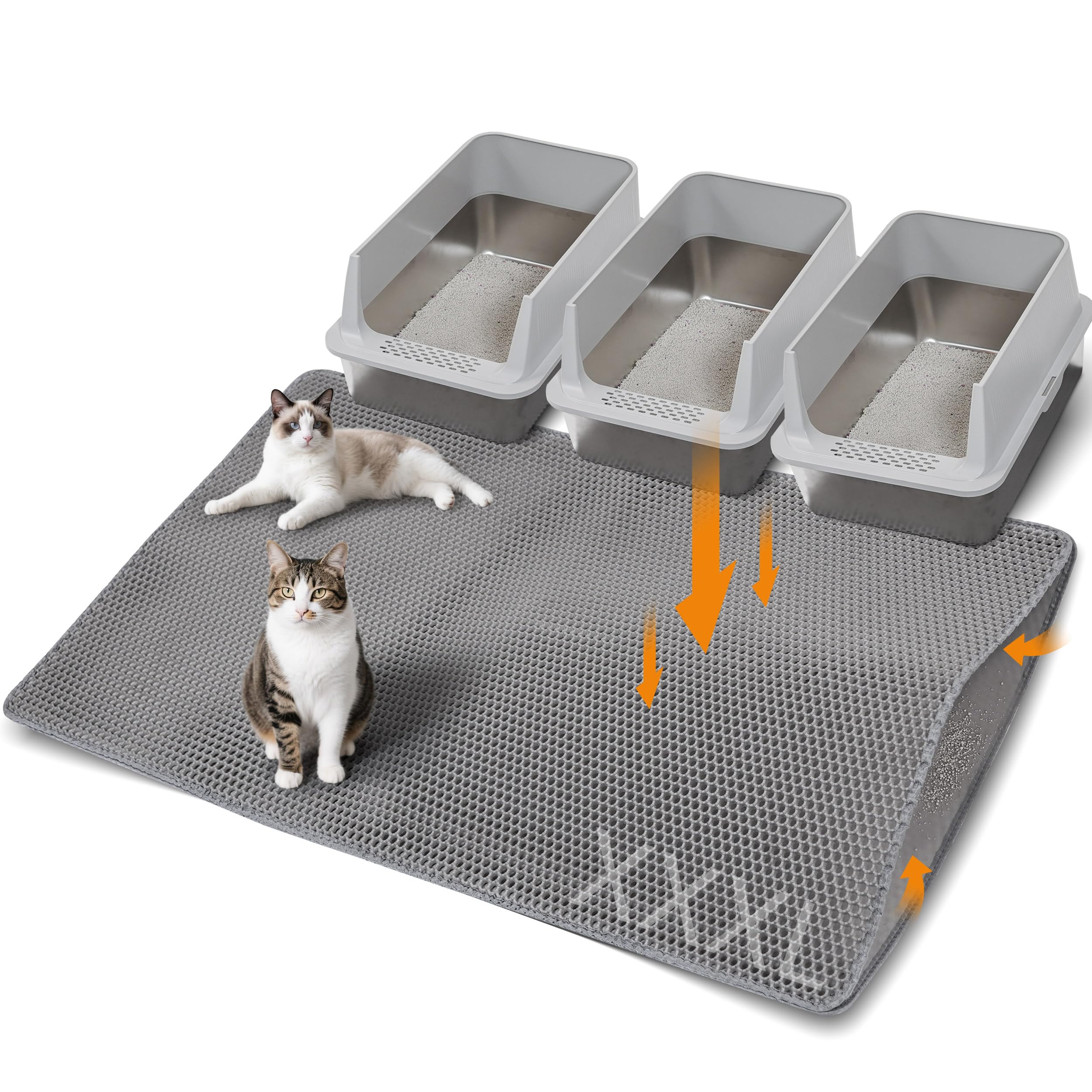 Anywish Large Cat Litter Mat