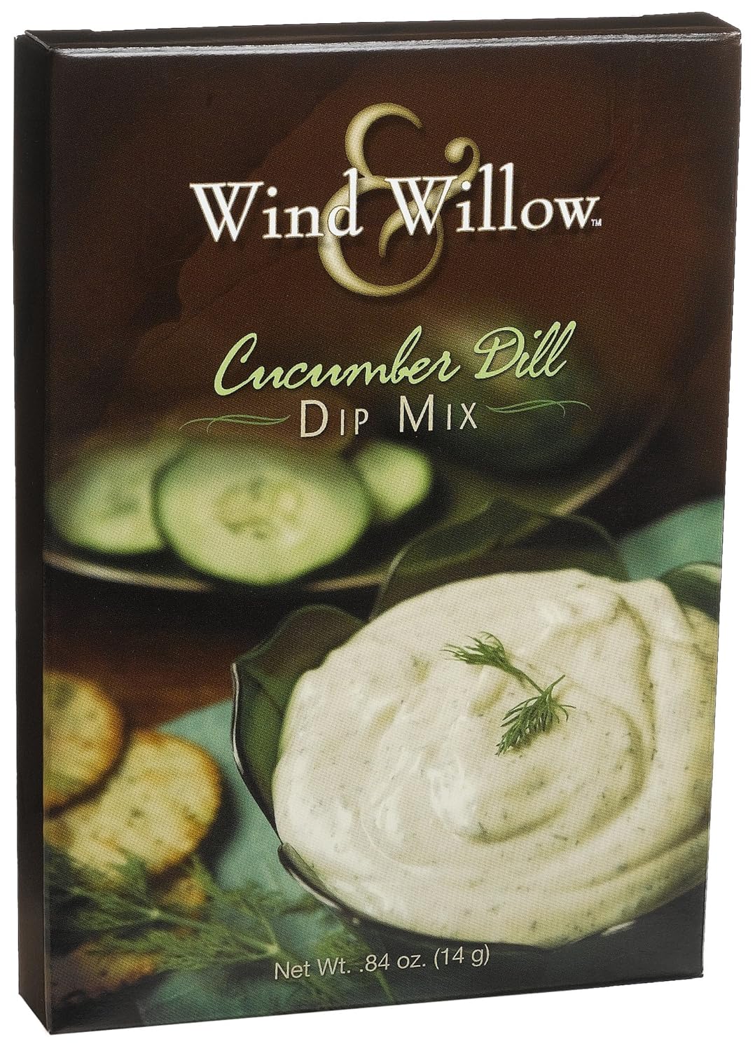 Wind & Willow Cucumber Dill Dip, .84-Ounce Boxes (Pack of 6)