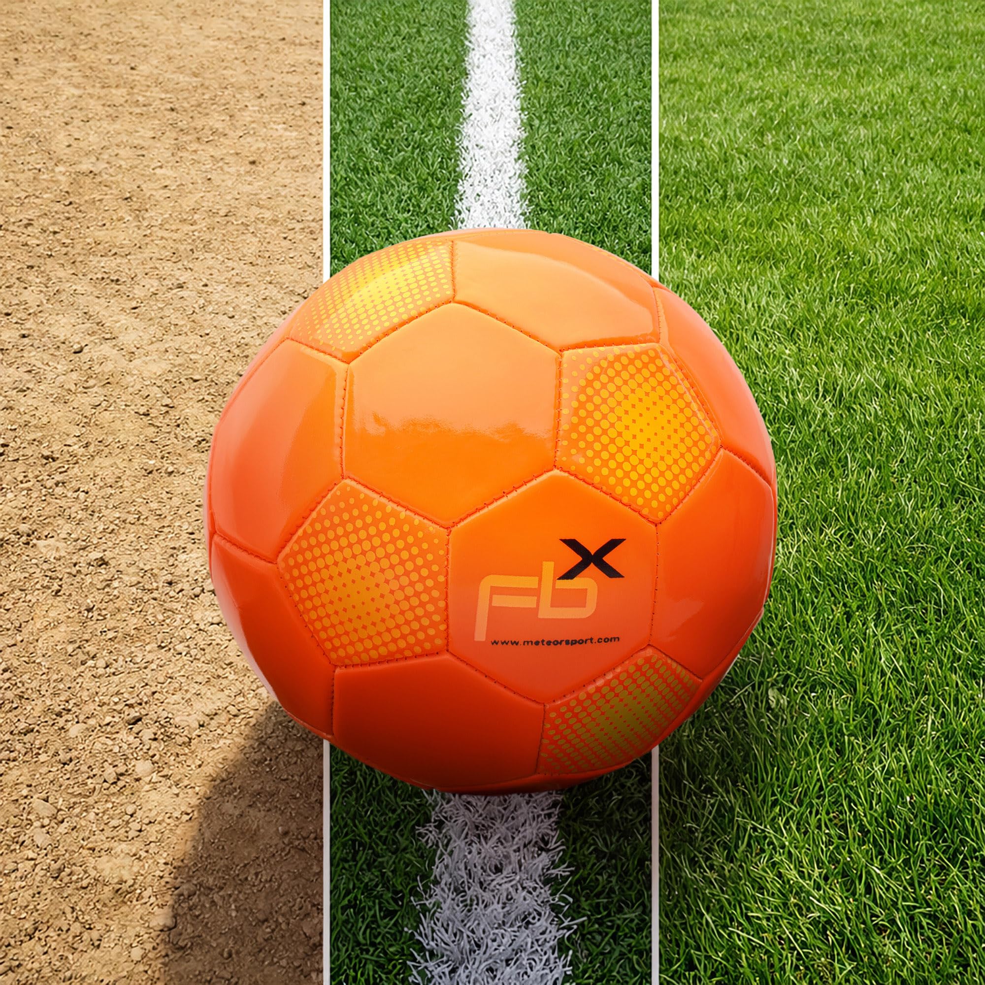 Meteor Balón de Fútbol Tamaño 5 4 3 1 para Entrenamiento al Aire Libre