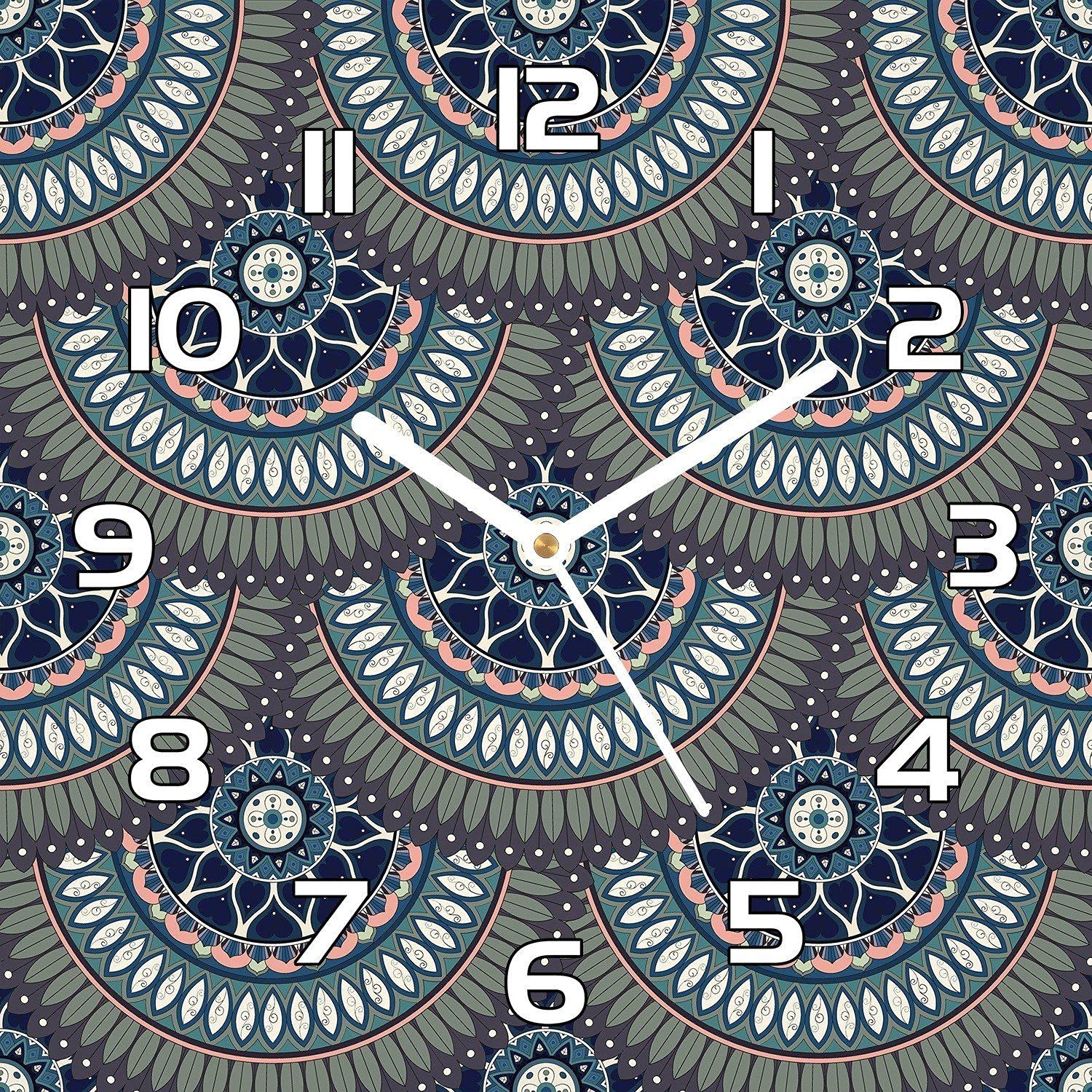 Horloge murale silencieuse en verre Coloray pour éviter les bruits de tic-tac