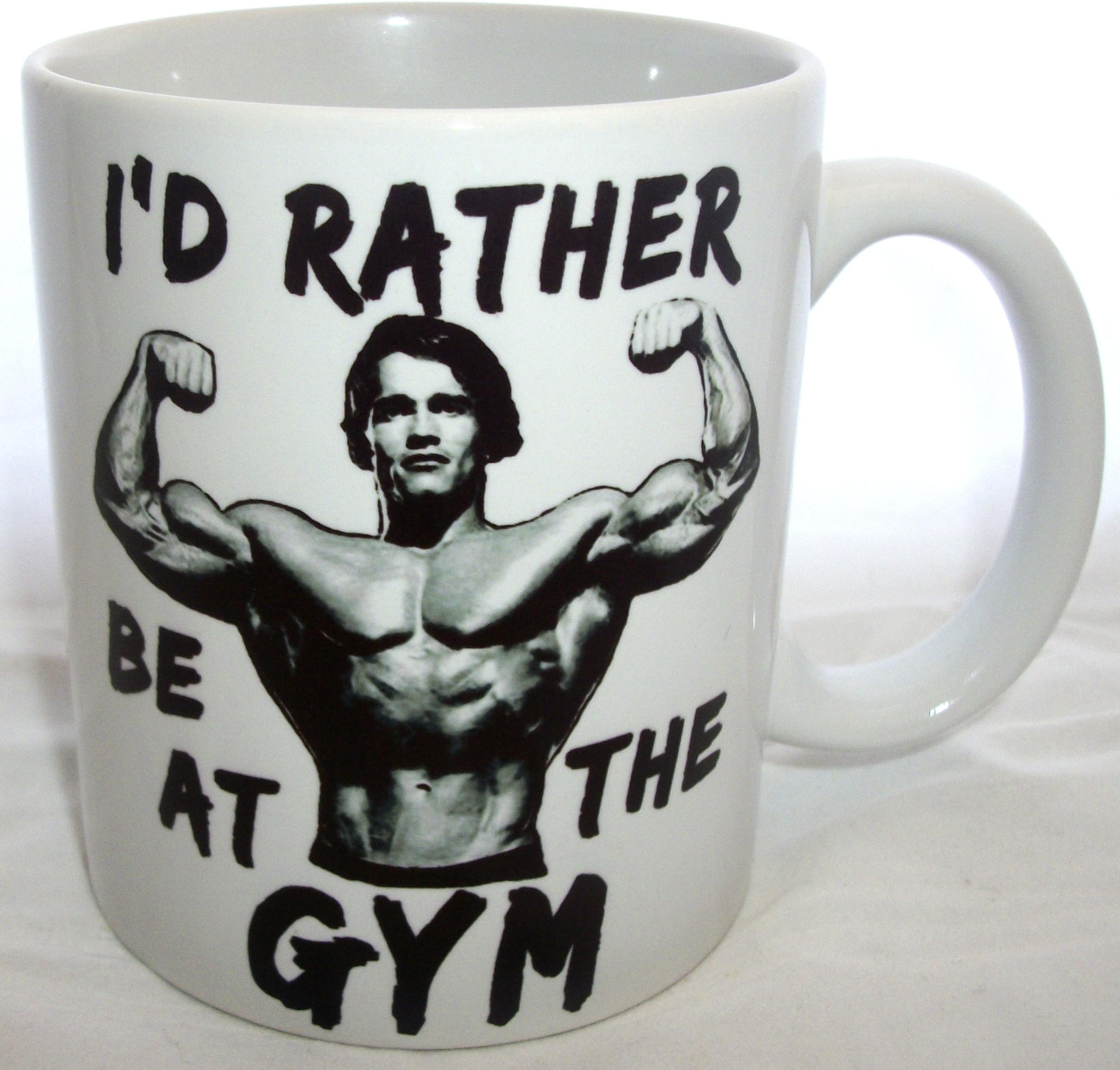 I'D Rather Be At The Gym Male Bodybuilding Design Mug