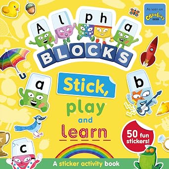 Alphablocks Stick, Play and Learn A Sticker Activity Book Numberblock Sticker Books