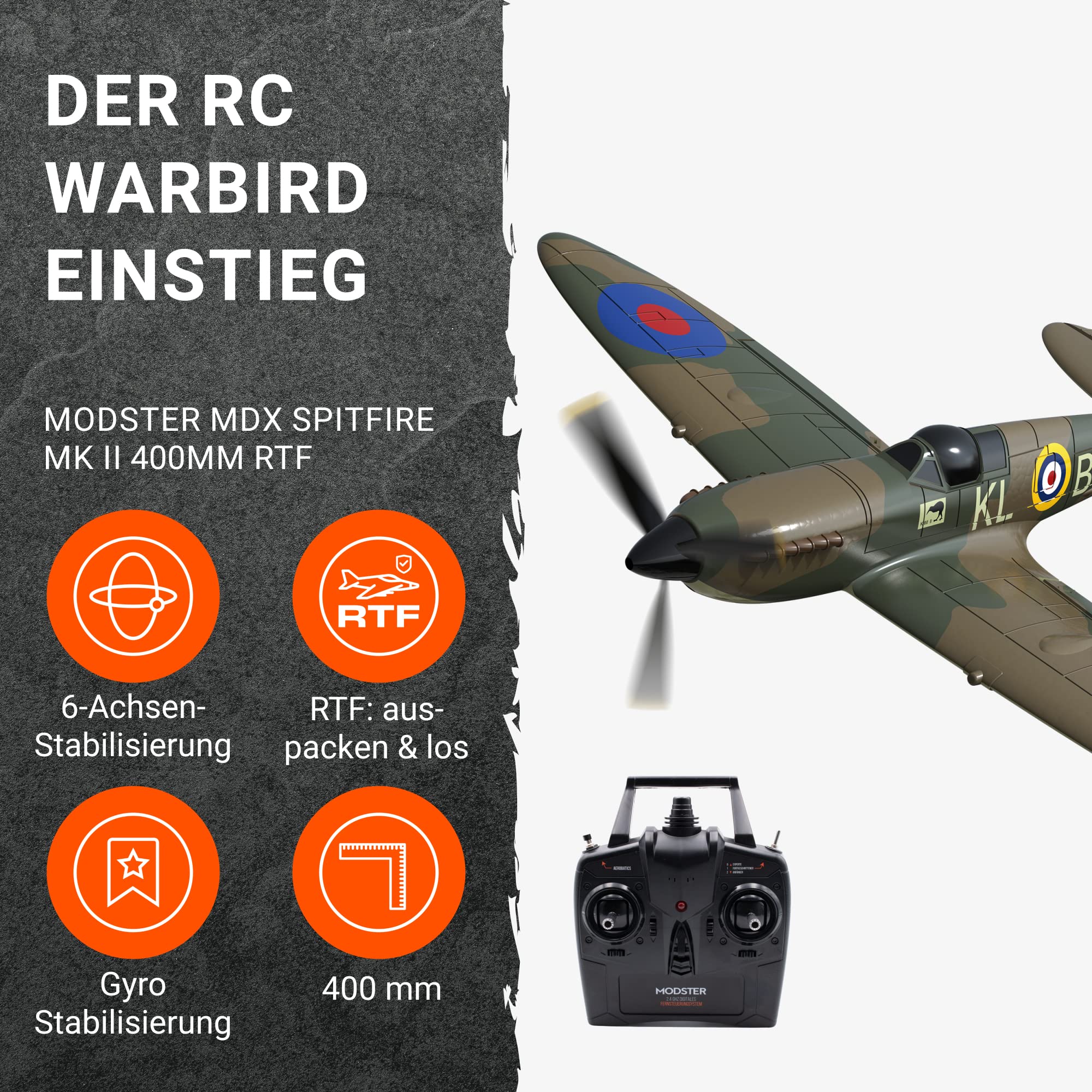 Barca Telecomandata Volantexrc RC Aereo Telecomandato 4-CH Pronto