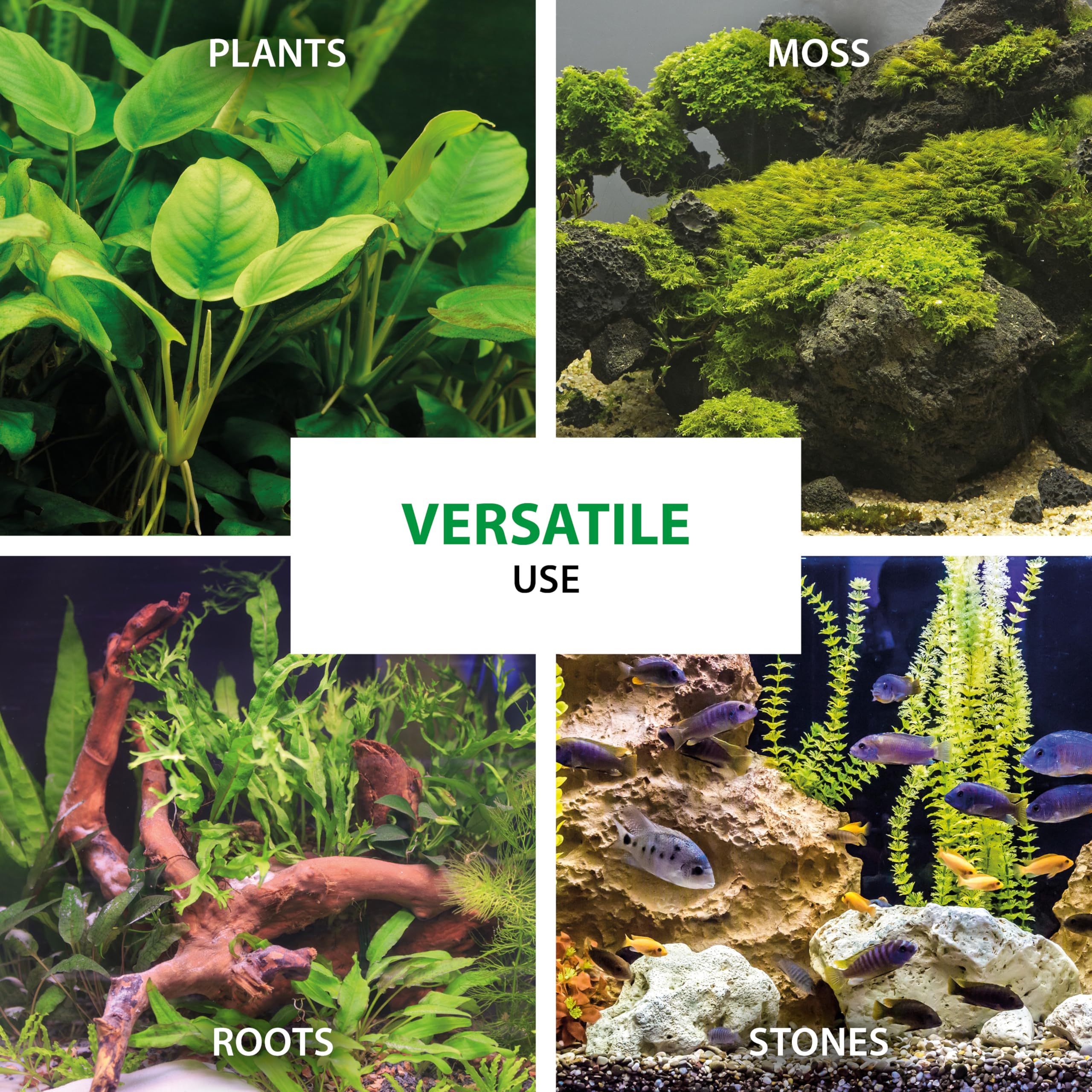 Colla piante acquario 50 g gel – ARKA Plantscaper – per muschi, radici, rocce e decorazioni – non cola, aderisce subito – sicura per gamberetti e piante – per aquascaping dolce – uso professionale
