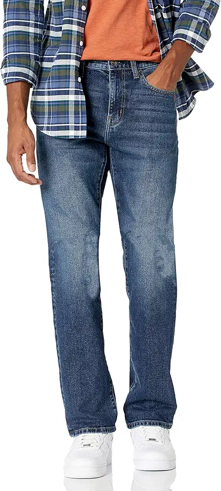 Amazon Essentials Men's Slim-Fit Bootcut Jean OEKO-TEX STANDARD 100