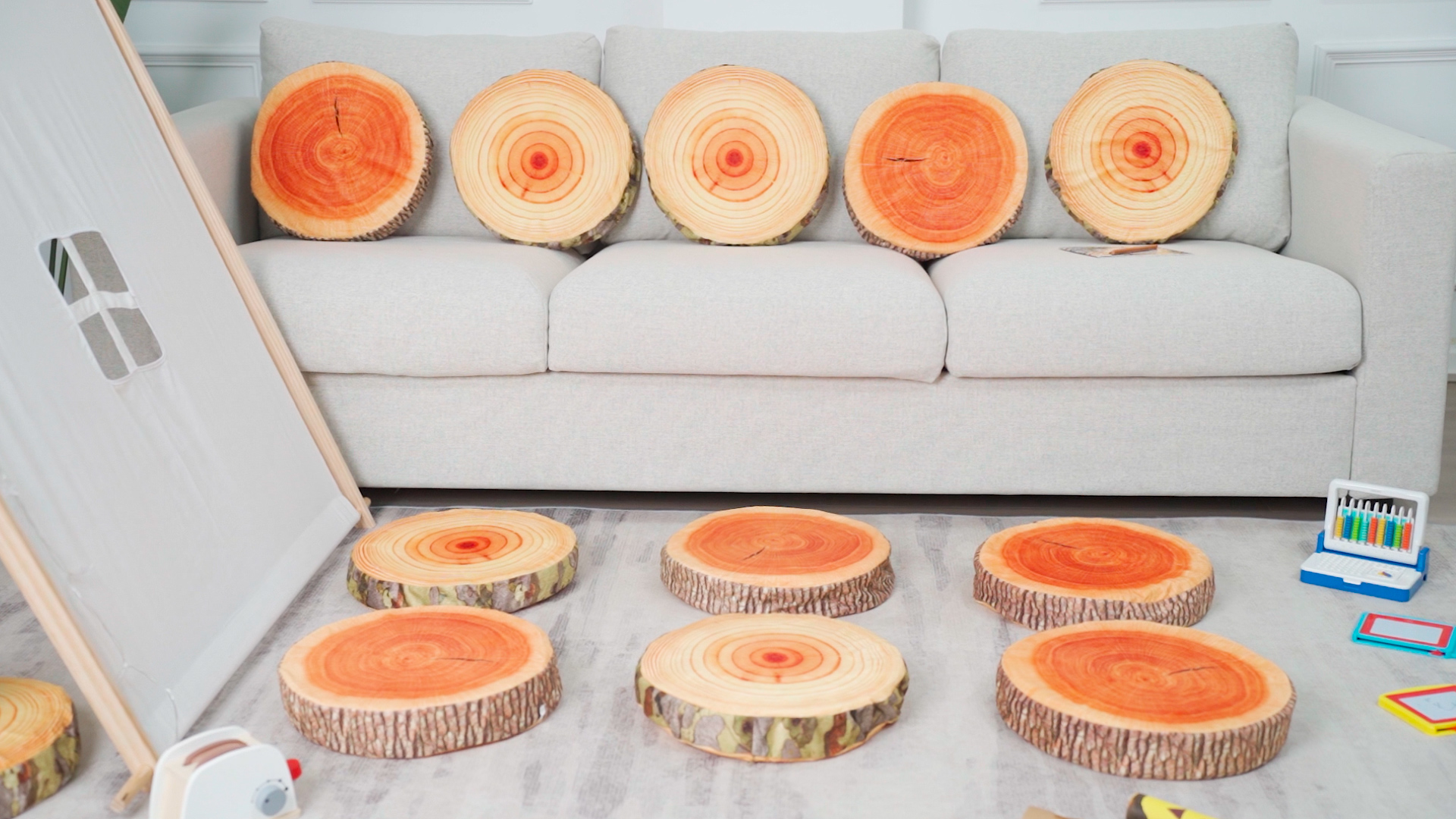 Amazon.com: Juexica 8 Pcs Decorative Soft Round Throw Pillow