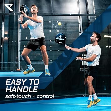 RYZE CHIMERA Padel Racket in 100% Carbon Fiber - Max Control + Precision - Paddle Racket for Adults & Beginners - EVA-15 Flex Foam - 360g Light & Durable - Paddle Tennis Racket + Free Cover Included