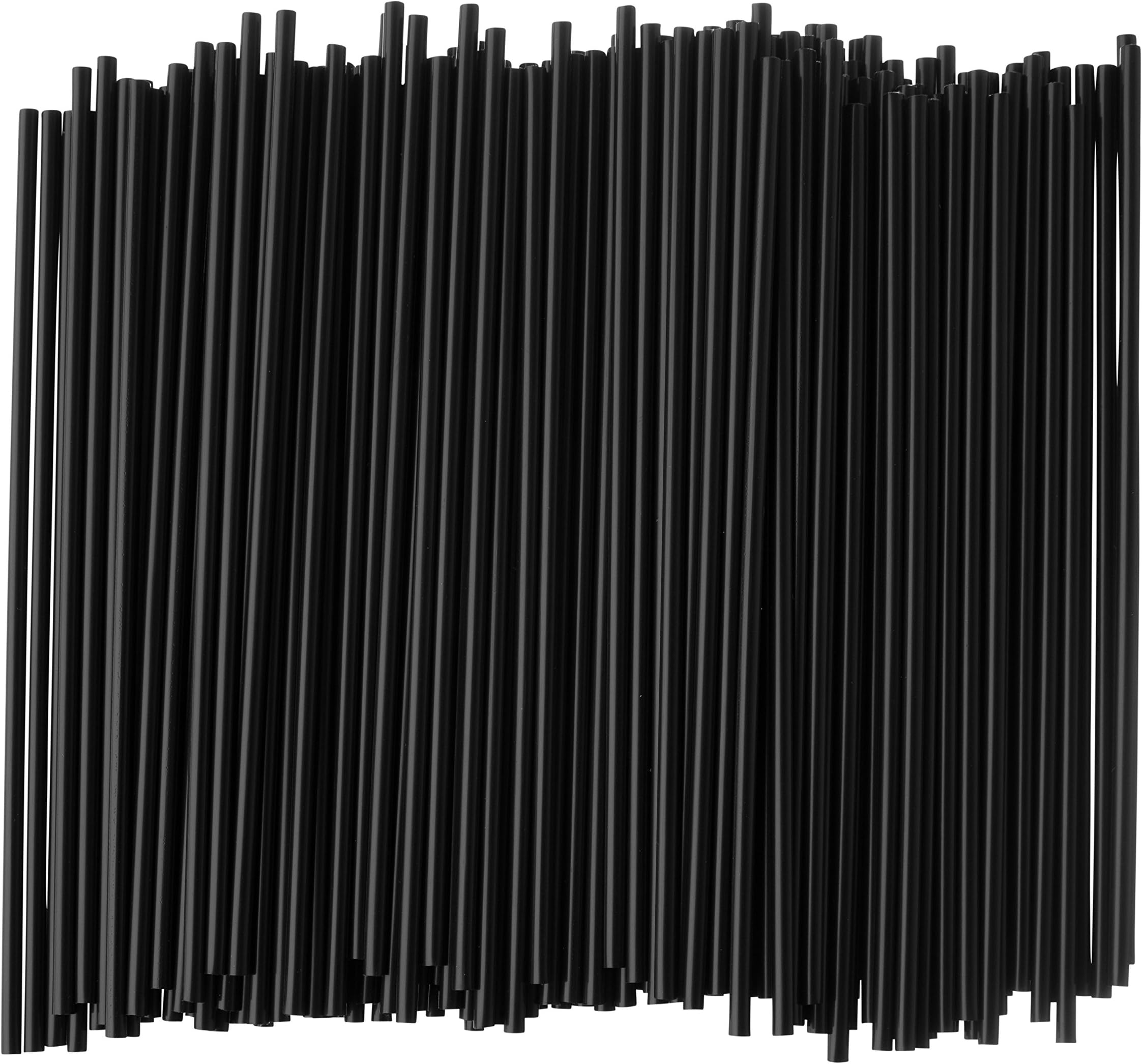 Eskay, Plastic Stirrer, Sip Stirrer, For Coffee and Cocktail, Bar Restaurant and Home Use, 5 1/2 Inches Long, 950/box, Black