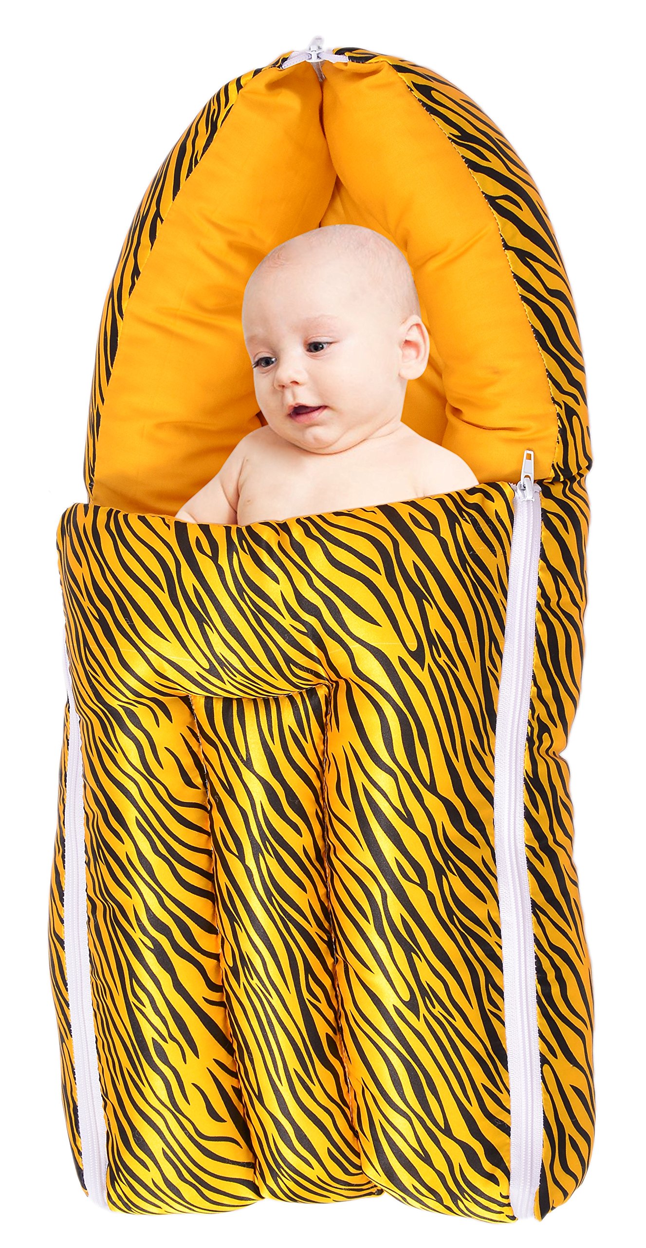 Get IT Dual Pattern Baby Sleeping Carrying Bag (Yellow) - Image 2 thumbnail