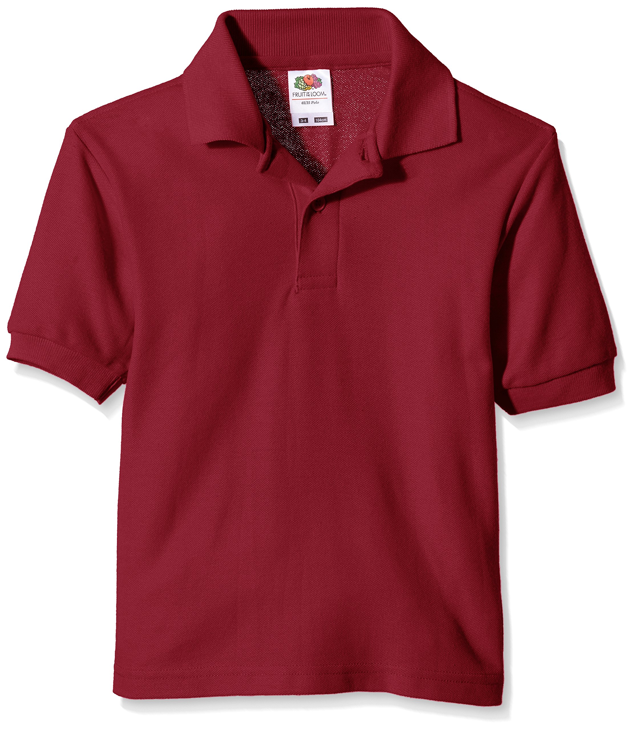 Fruit of the Loom Pique Polo Camiseta para Niñas