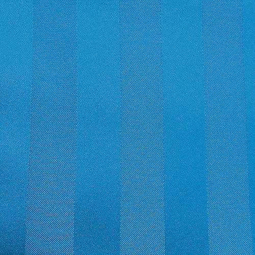 Miniatura 8 de ULTIMATE TEXTILE Mantel rectangular de rayas satinadas, 59.8 x 90.2 in, color verde claro salvia