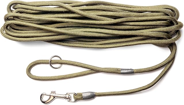 Dog & Field 2in1 10 Meter Training/Exercise Dog Lead - Super Soft Braided Nylon