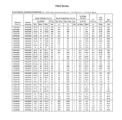 Miniatura 10 de 10PCS 1N5355B 1N5355 Power Zener Diodo 5W 18V DO-15 (CASE17-02) Diodos axiales 5 vatios 18 voltios