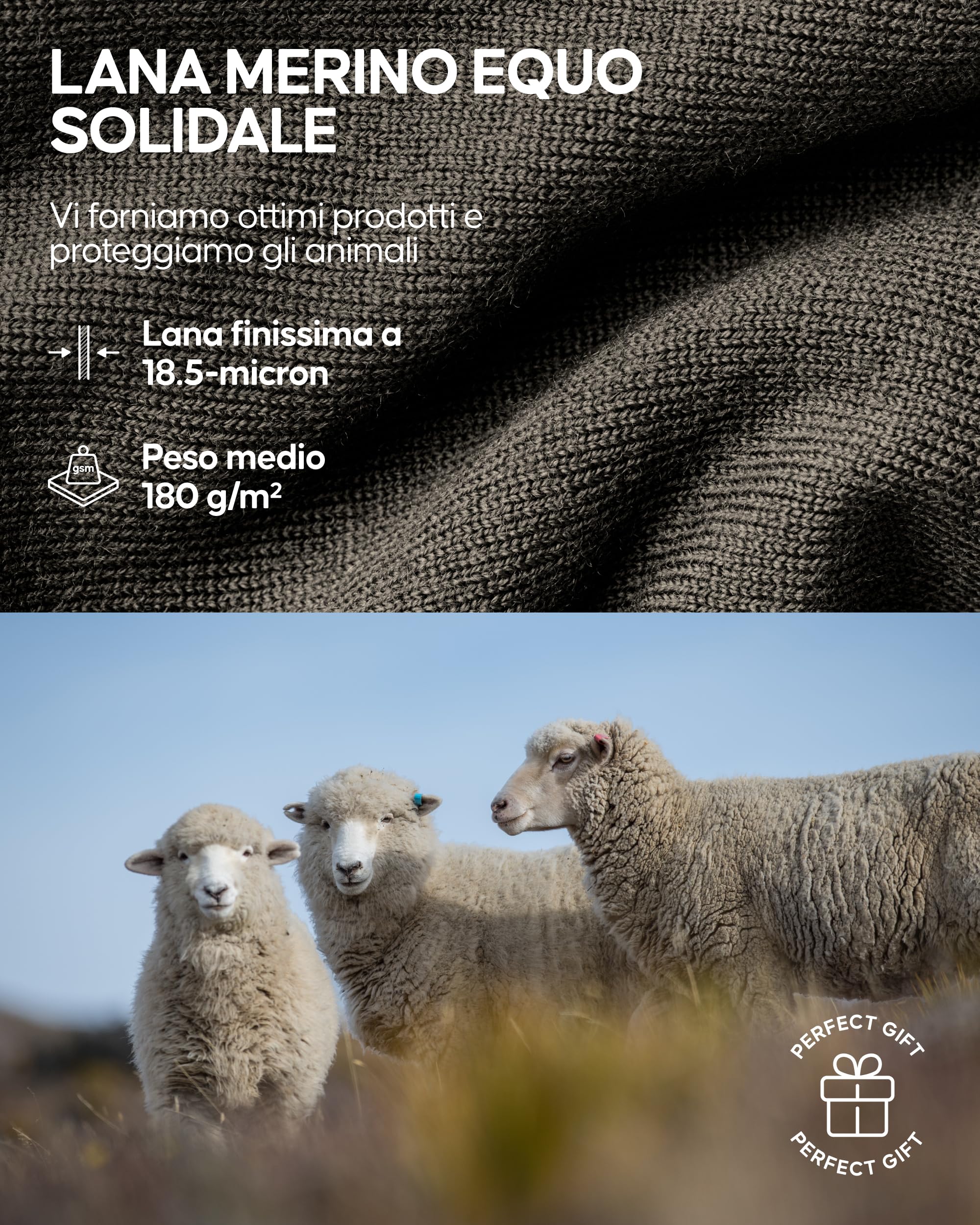 DANISH ENDURANCE Maglia Termica Donna in Lana Merino, Manica Lunga, per Sci, Trekking, Escursionismo