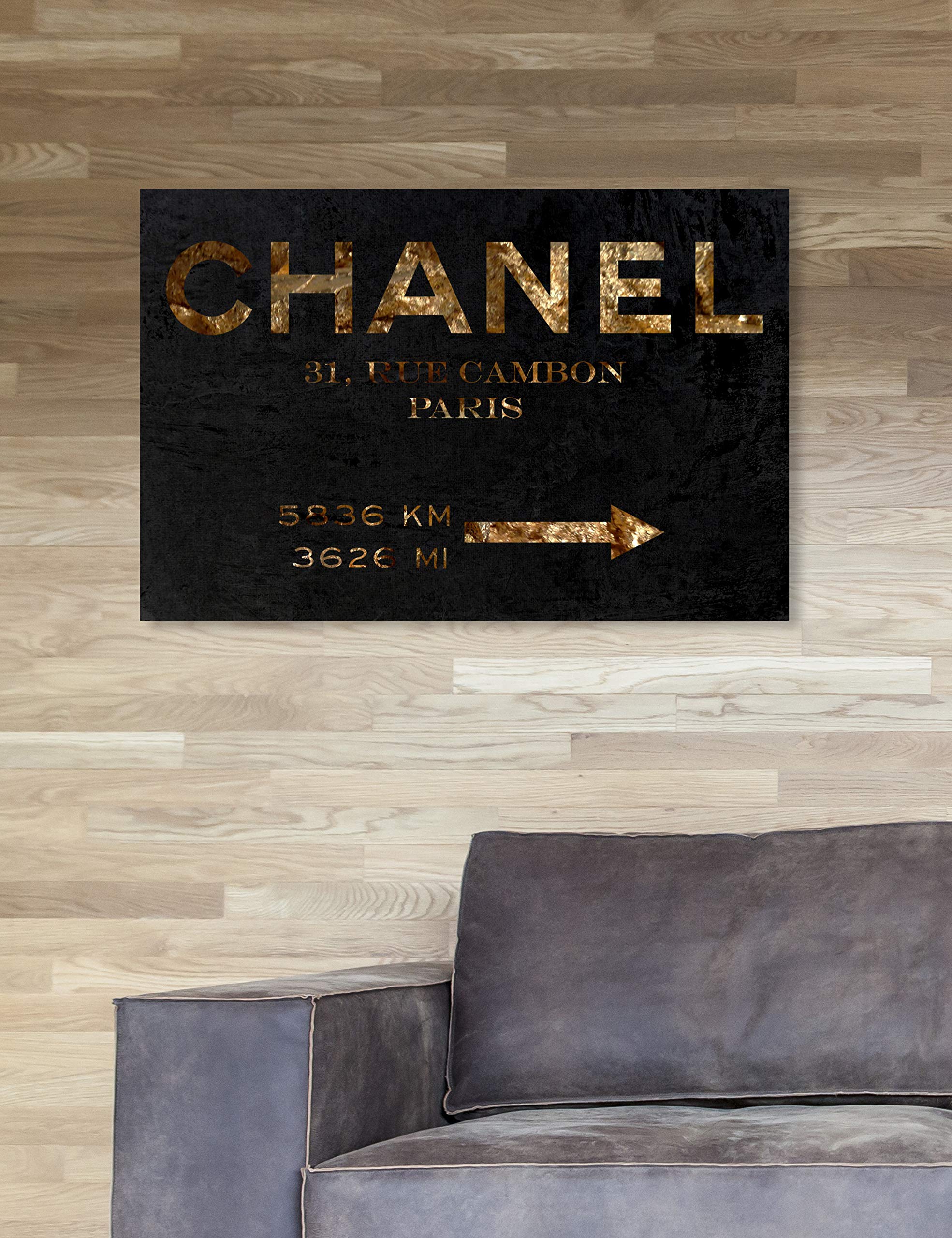 Amazon.com: The Oliver Gal Artist Co. Oliver Gal 'Road Sign' Black