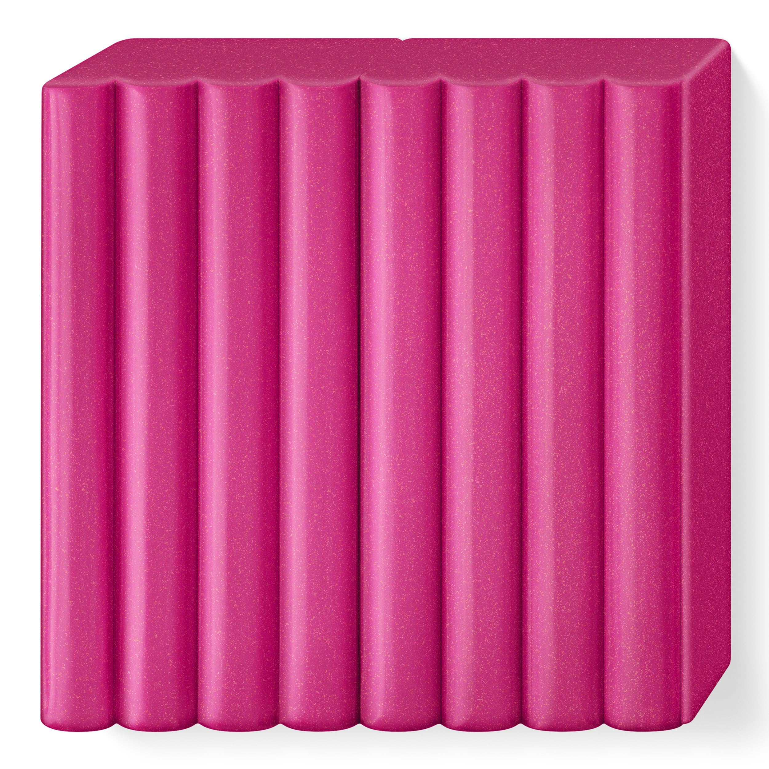 RAYHER HOBBY FIMO Effect 57g – Pasta Da Modellare Rosa Pastello, Indurente In Forno, In 8 Porzioni