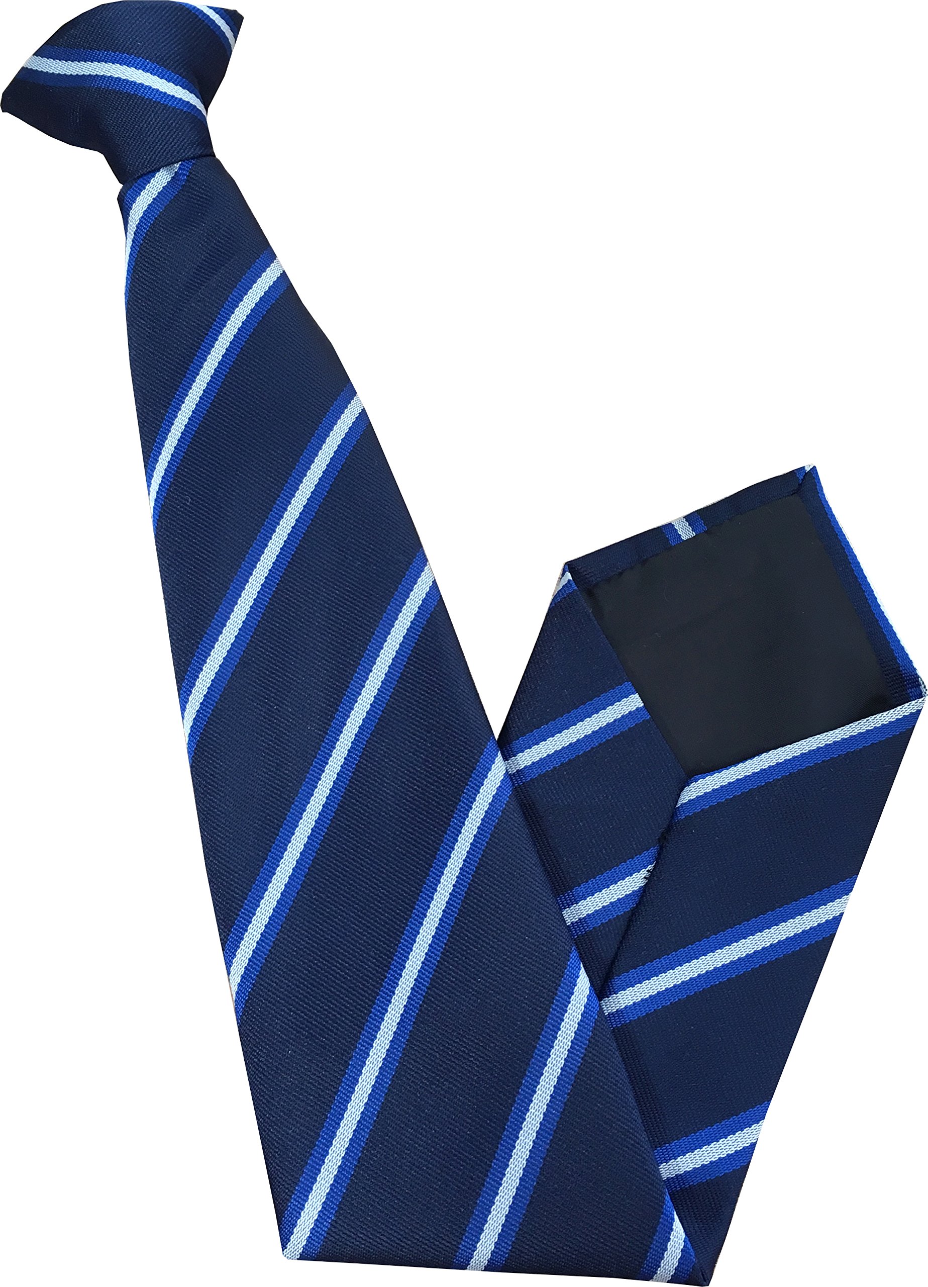 Corbata Hombre Elegante Corbata Great British Tie Club - Azul Negro Gris Hombre Elegante Corbata Clásica Británica