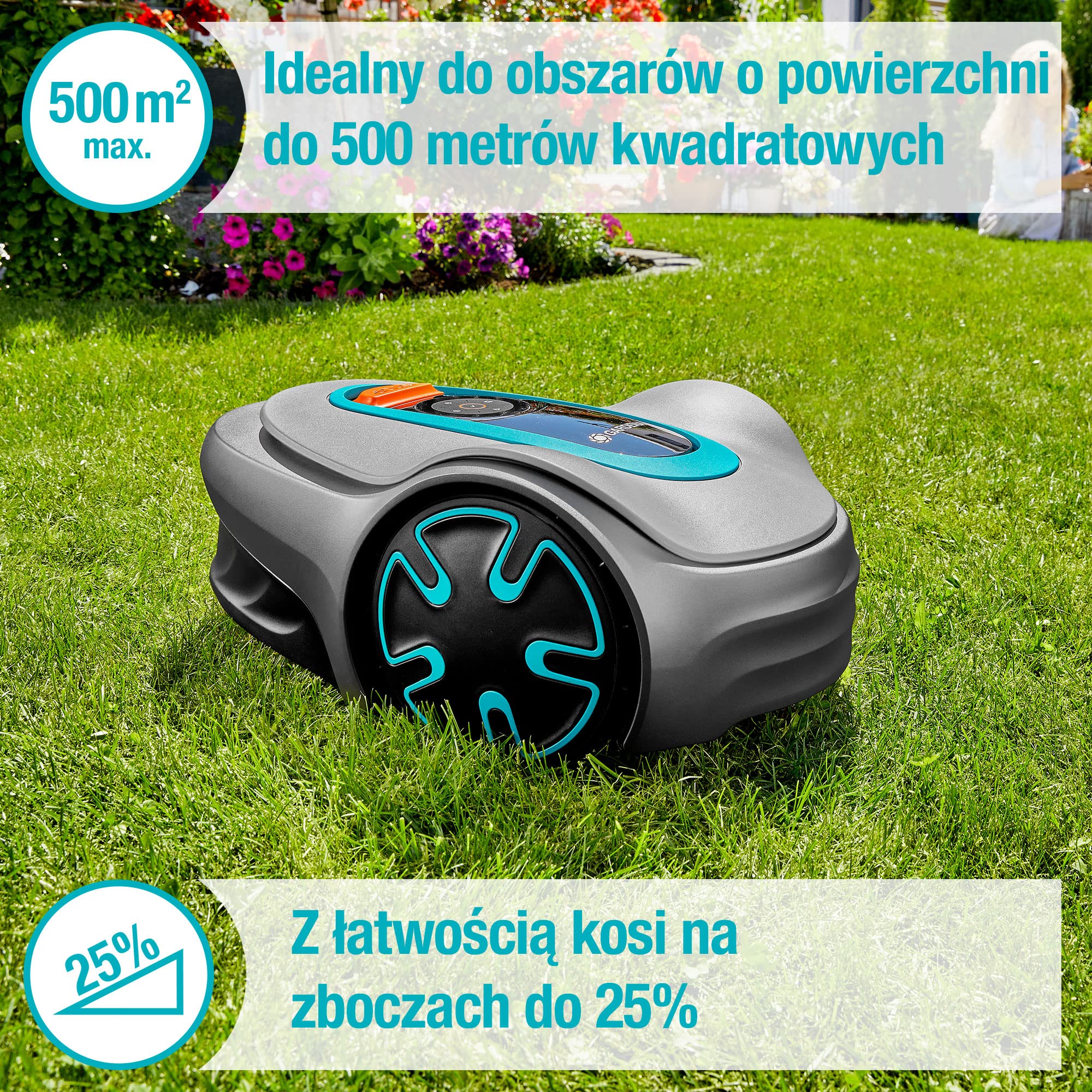 Gardena Sileno minimo 500 15202-32 Robot Tondeuse — vue 2