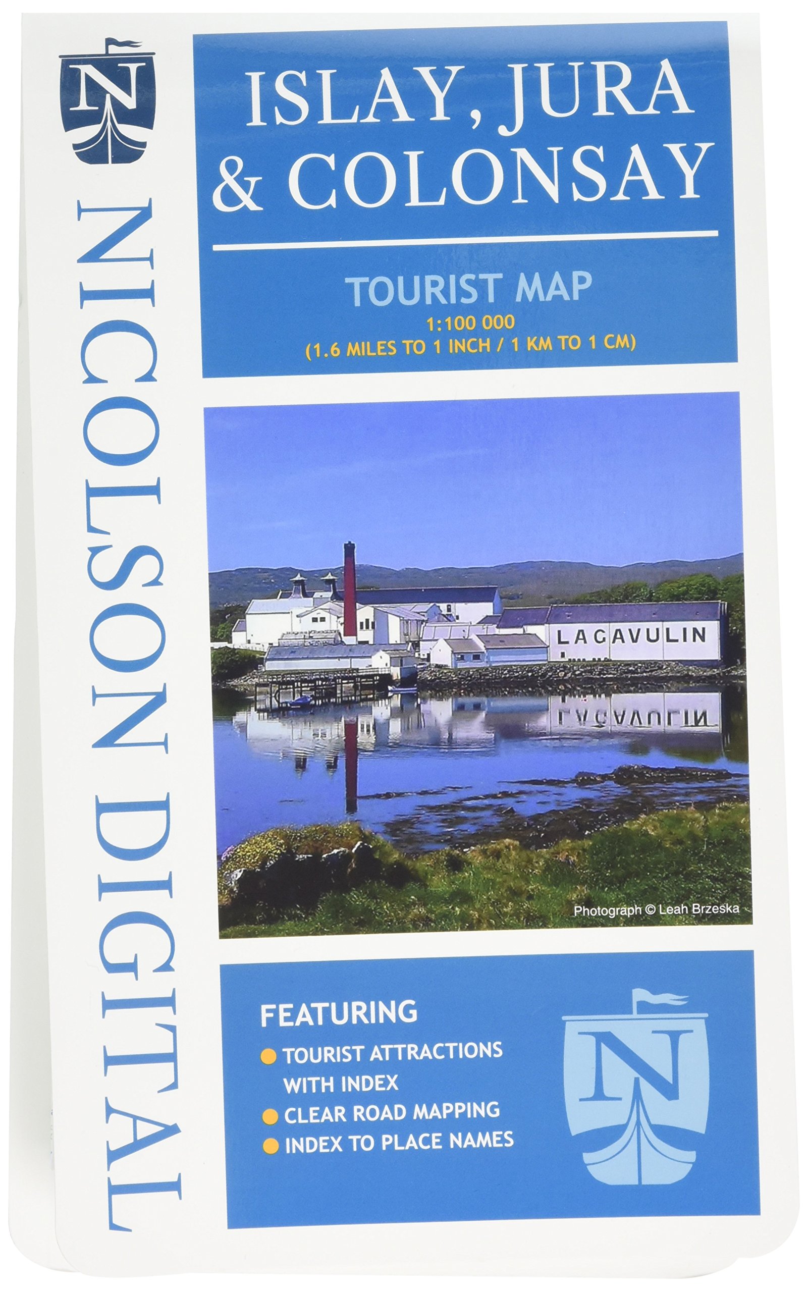 Nicolson Tourist Map Islay and Jura: West Coast Main Lines