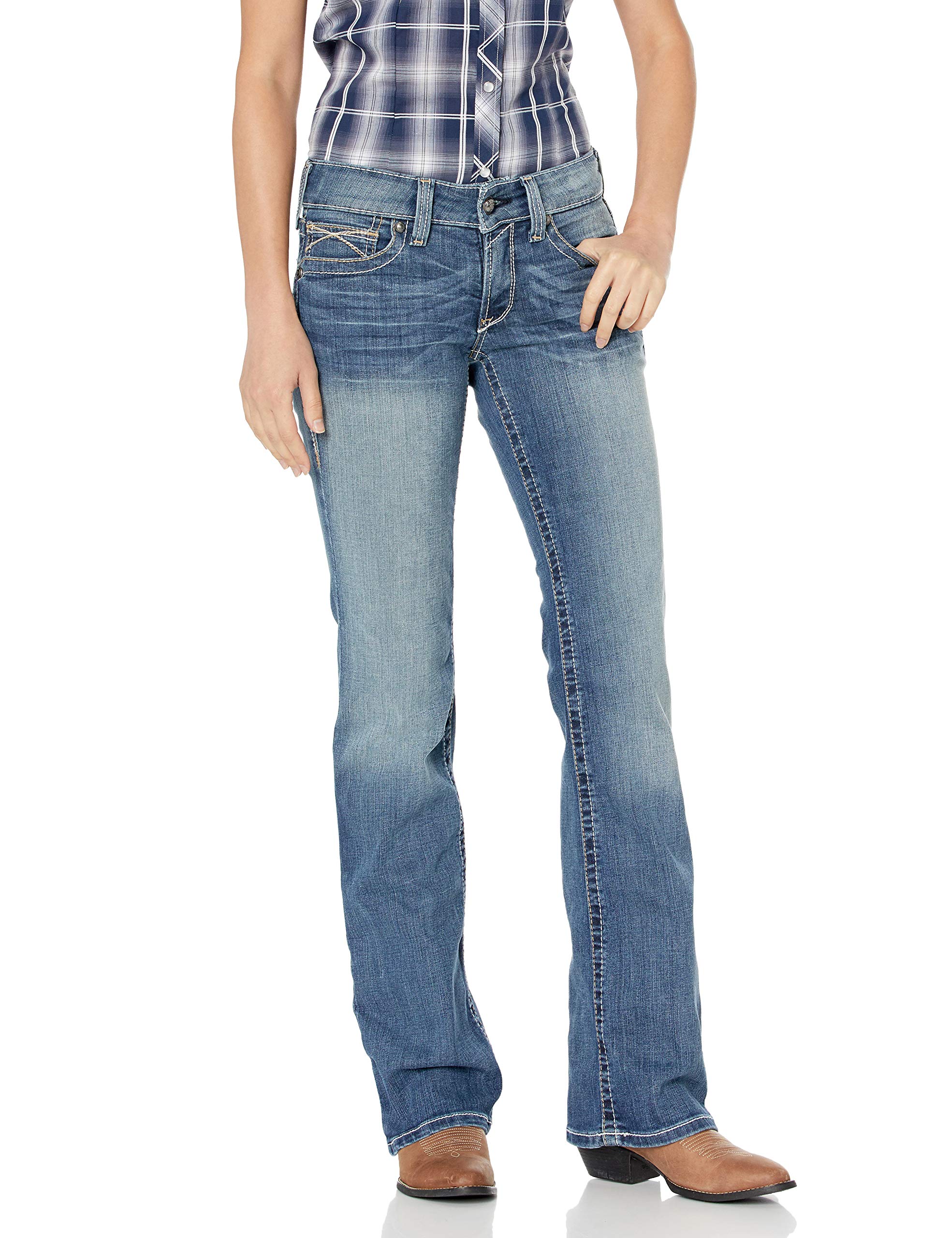 ARIATWomen's R.e.a.l Mid Rise Bootcutjean