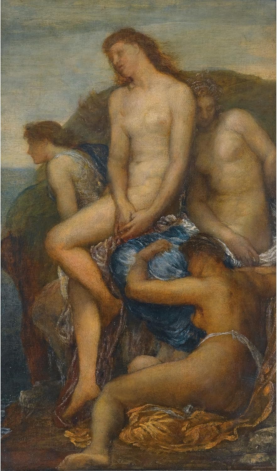 ArtDirect Watching For The Return Of Theseus Unframed Art Print Giclee Poster by George Frederic Watts - Ready for Framing with Customization Sizes 6x10, 8x14, 12x20, 21x36, 28x48 and 35x60 inches
