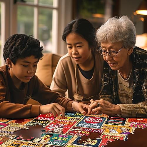 Miniatura 5 de White Mountain Things Parents Say - Rompecabezas de 1000 piezas para adultos y familia