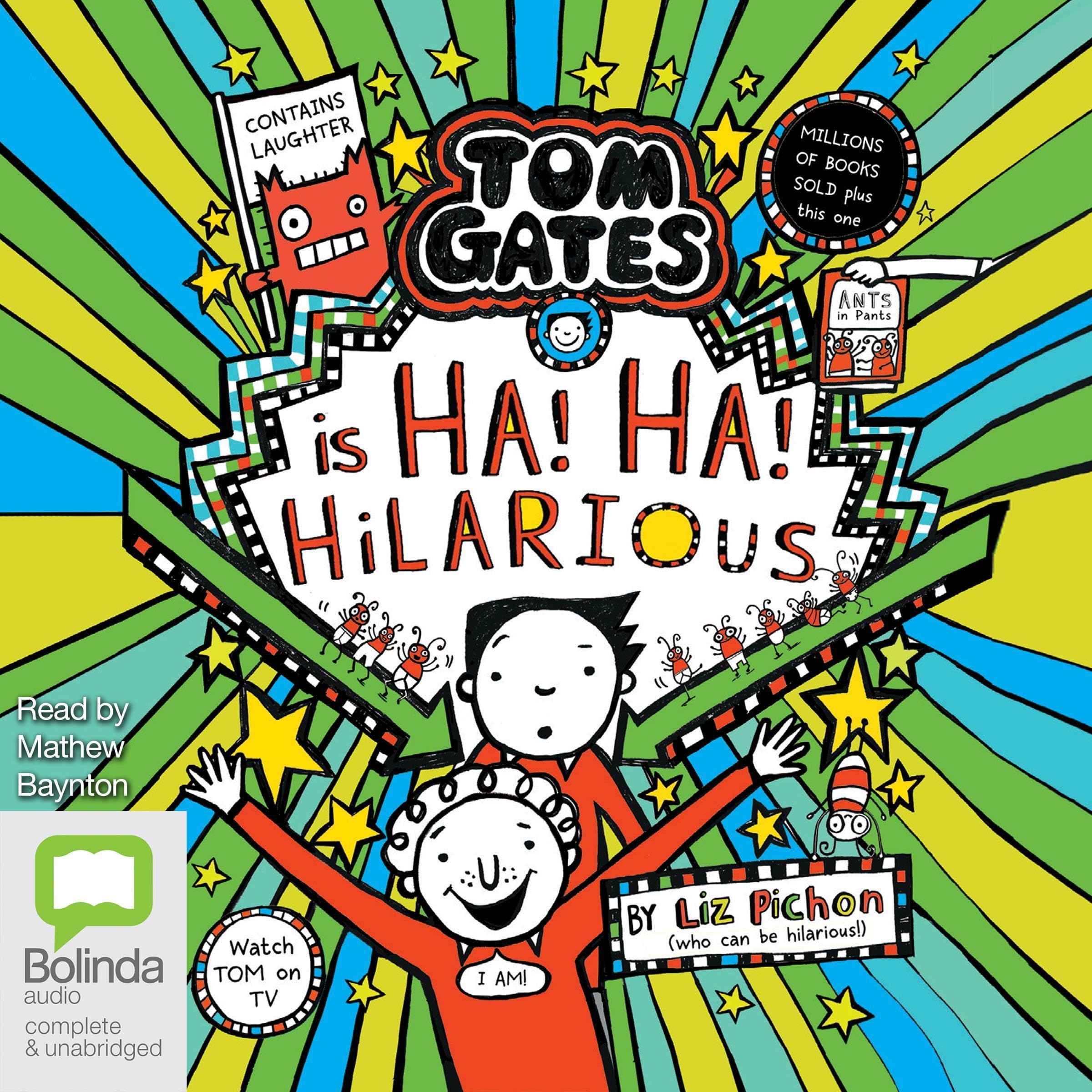 Cover art for Tom Gates is Ha! Ha! Hilarious