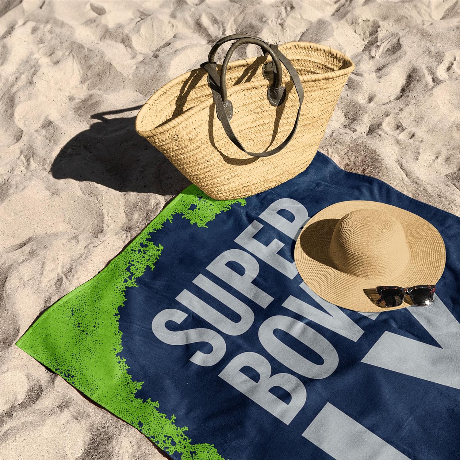 Northwest NFL Super Bowl 2026 Seattle Seahawks Champs Beach Towel, 30 x 60 in