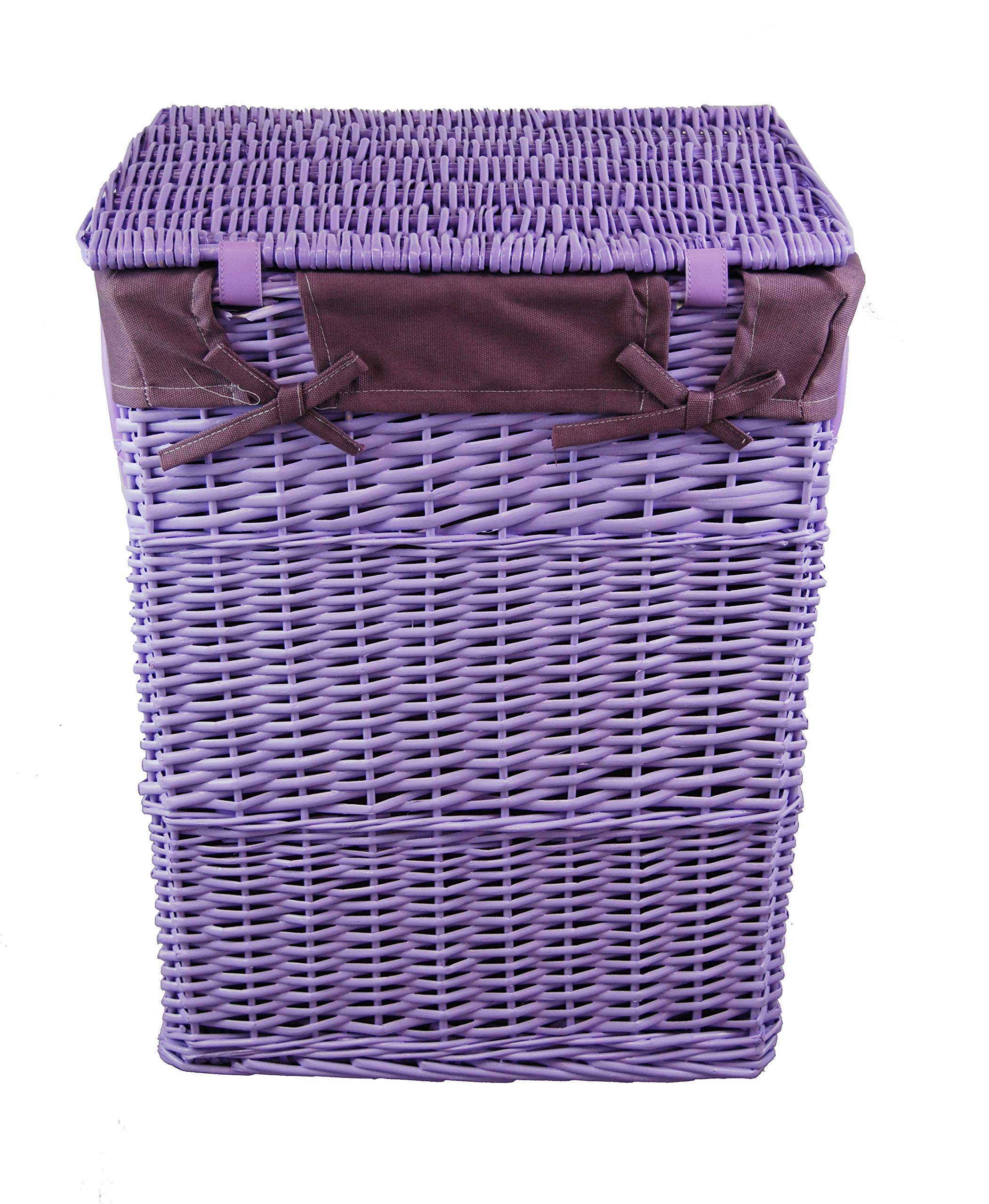 Organizzatore Per Scale Pieghevole - Cestino In Vimini Con Manici, Grigio Scuro, Salvaspazio - Foto 9