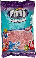Balas de Gelatina Aros de Morango Fini 500g