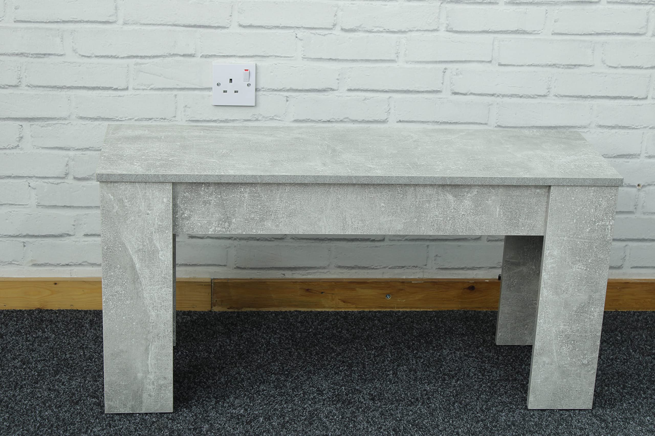 KOSY KOALA Modern wood stone grey bench (a Bench only)