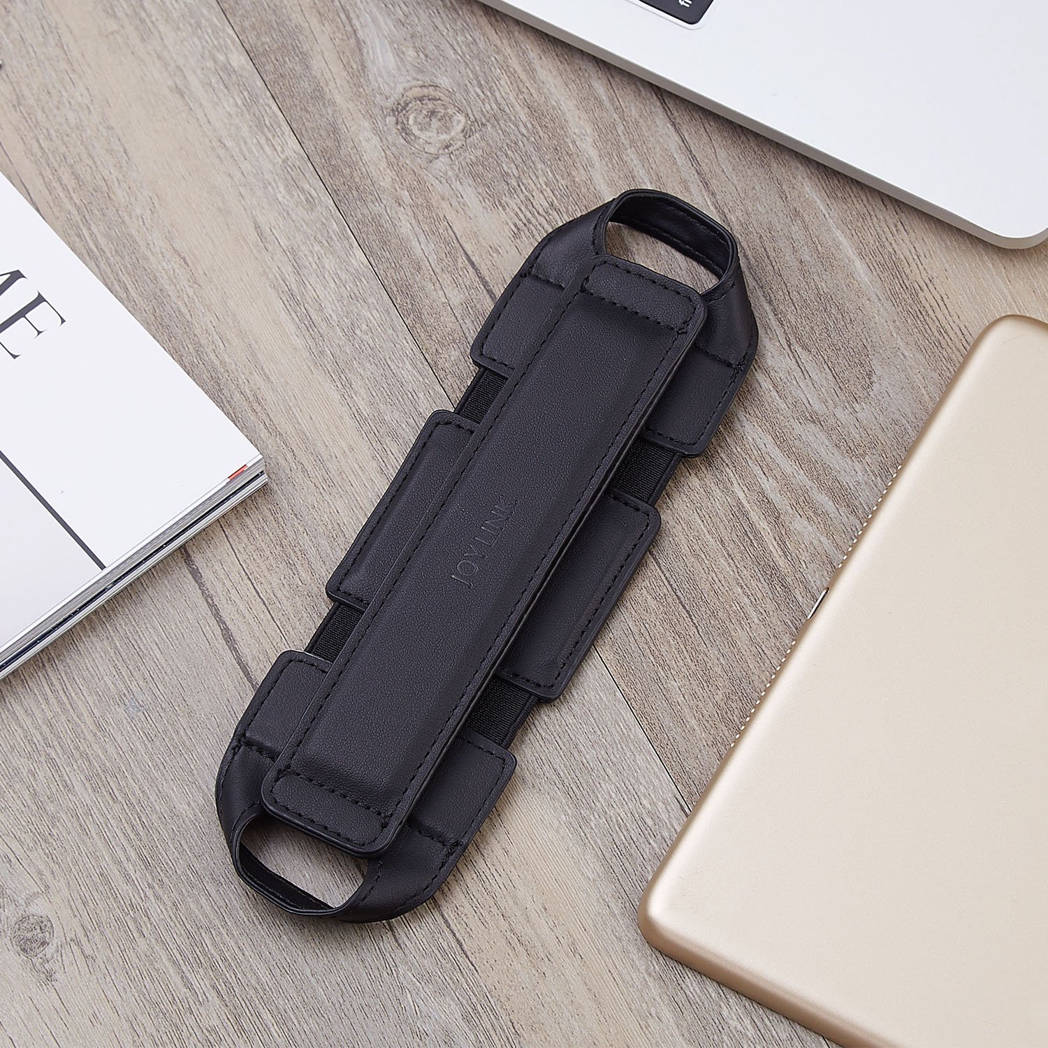 Generic Tablet Hand Strap Holder, Joylink 360 Degrees Swivel Leather Handle  Grip with Elastic Belt, Secure Portable for 6