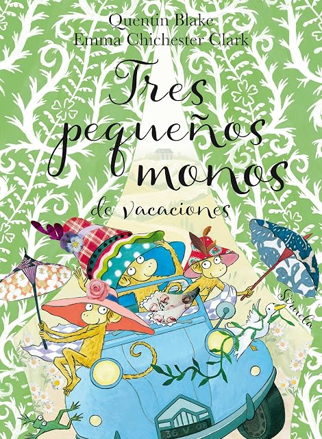 Portada de Tres pequeños monos de vacaciones