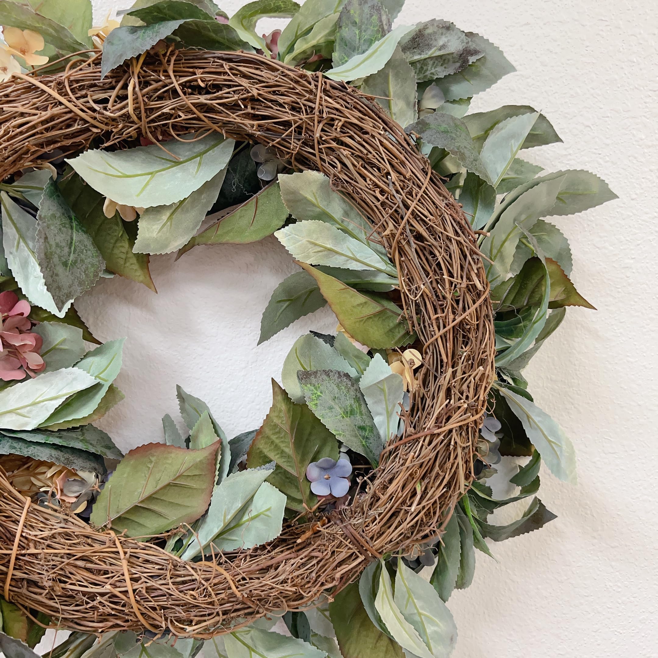 Ghirlanda Porta Ortensie 40 Cm - Decorazione Primaverile Per Interni/Esterni - Per Matrimoni, Casa - Foto 14