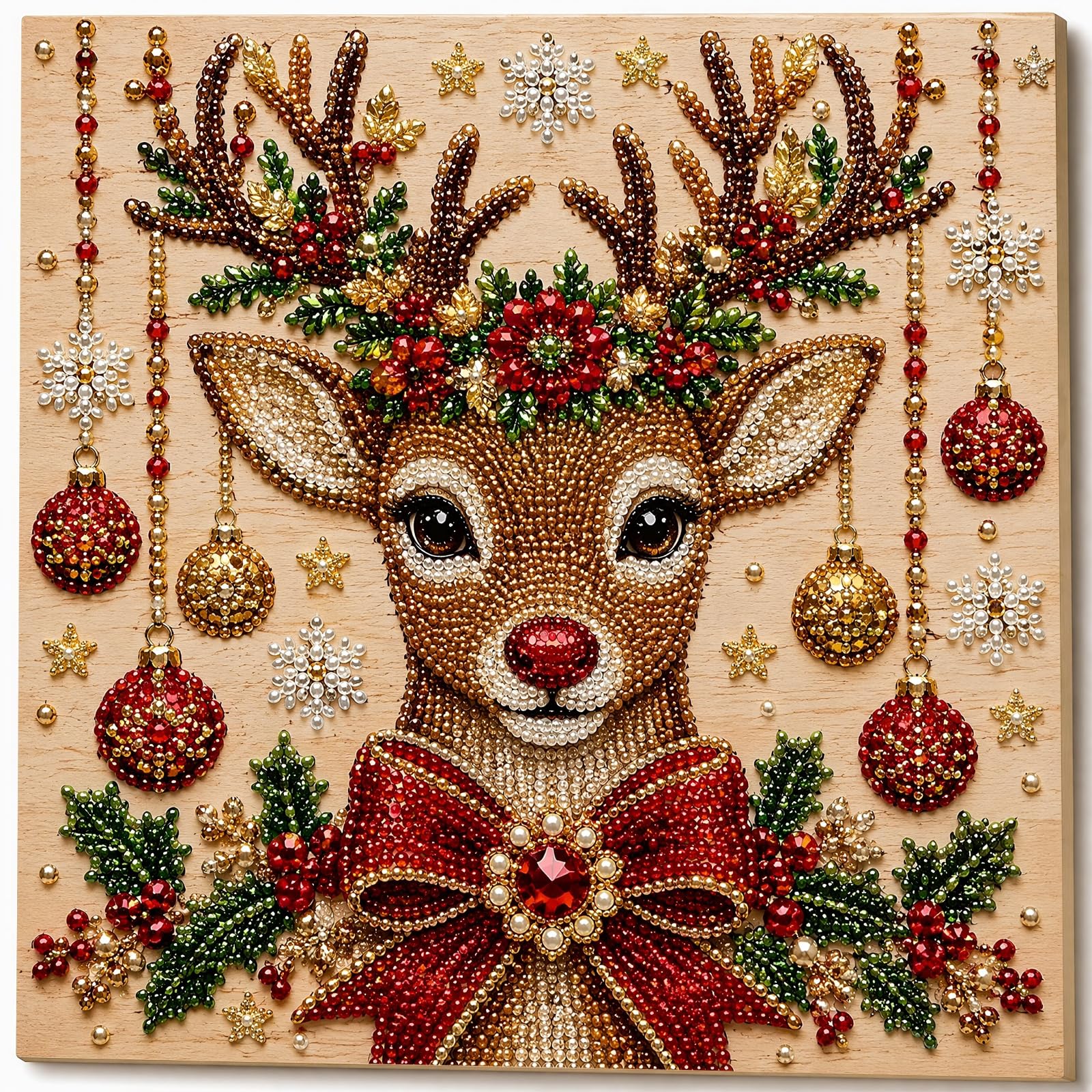 Takuno Pearl and Diamond Painting Set DIY Holiday Diamond Painting Crafts
