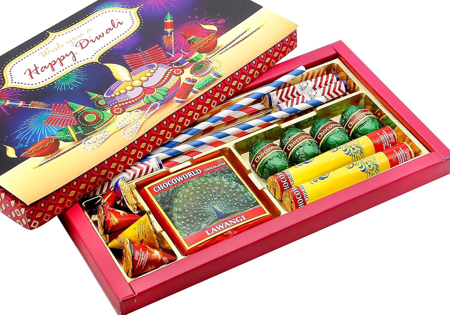 CHOCOWORLD by Preeti Diwali Crackers Gift Box Premium Assorted