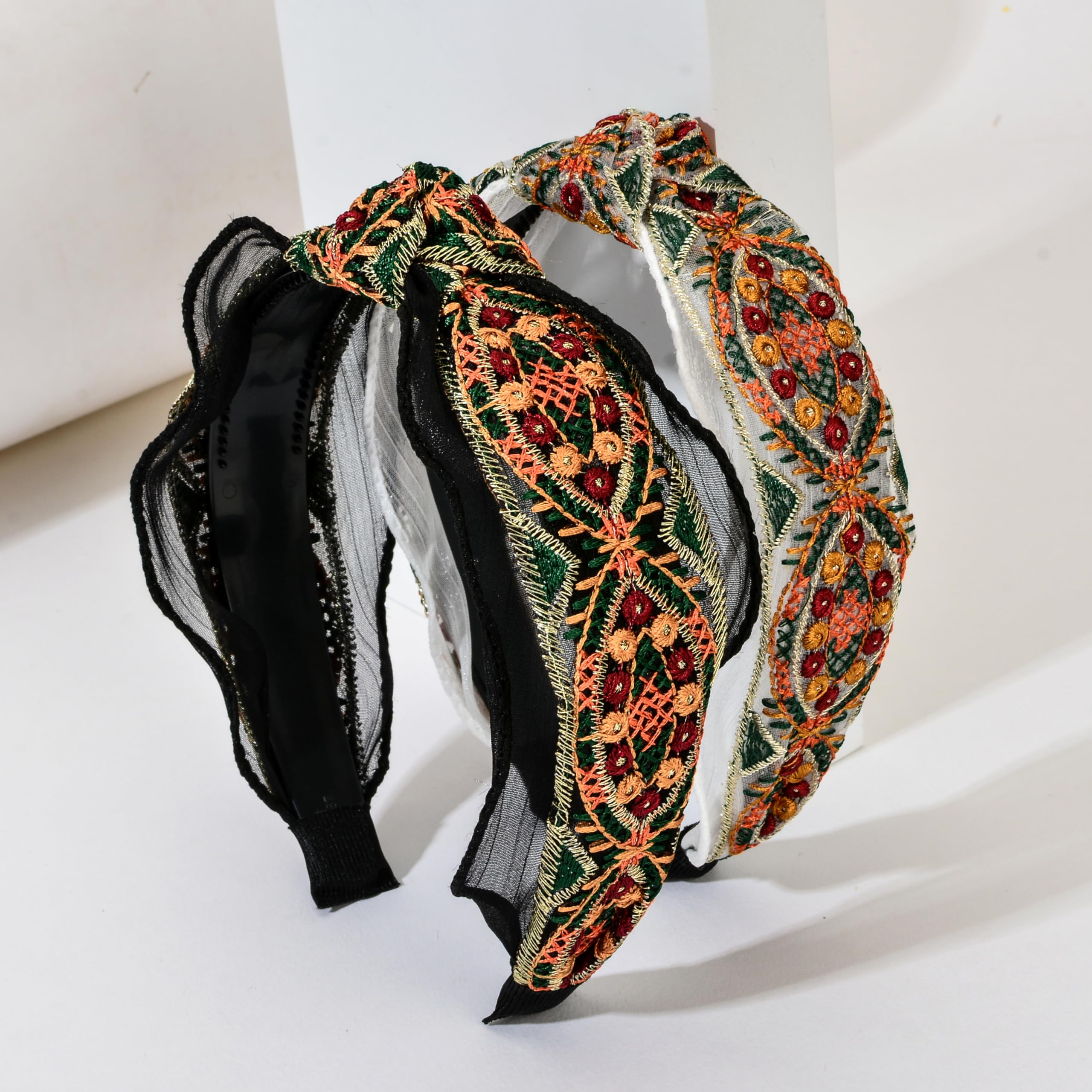 Amazon.com : OUTVIE Boho Ethnic Wind Embroidery with Floral  display picture 1