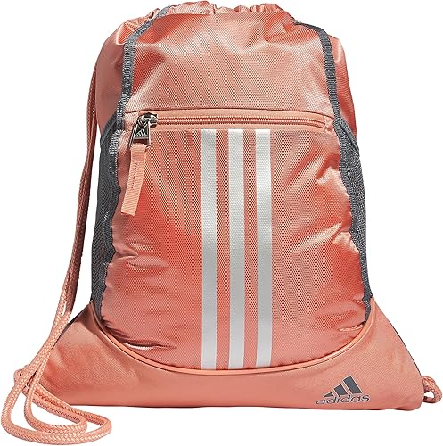 adidas Mochila Alliance 2, Wonder ClaySilver MetallicOnix Grey, talla única , Alliance 2 Sackpack