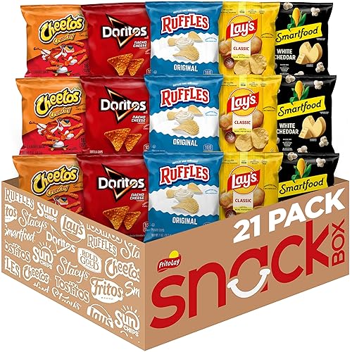 Frito-Lay Classic Mix Variety Pack, Single Serve Snack Bags (Pack